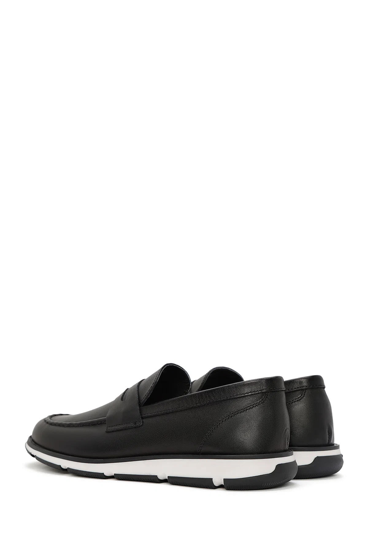 Erkek Siyah Deri Casual Loafer - Image 5