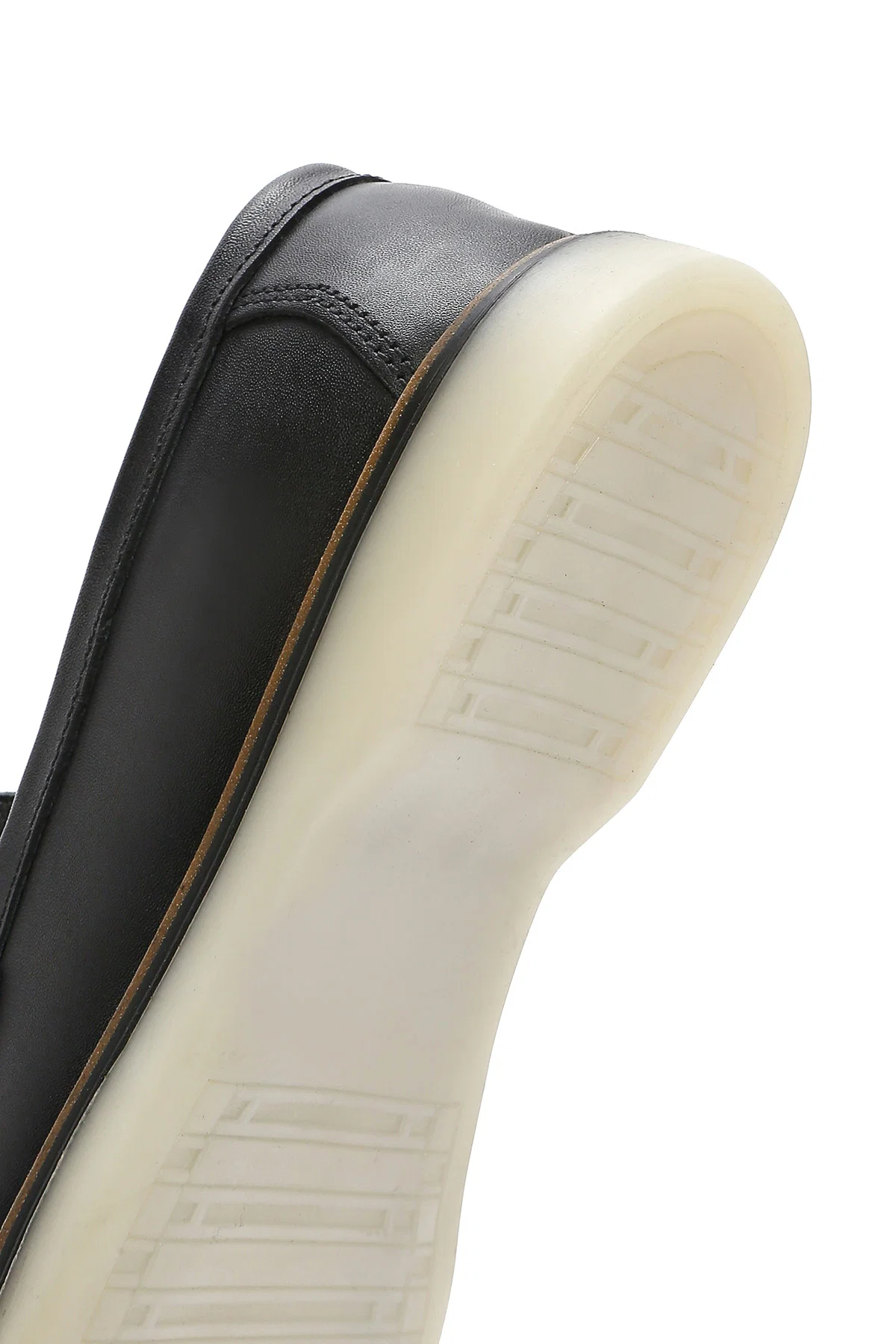 Erkek Siyah Deri Casual Loafer - Image 10