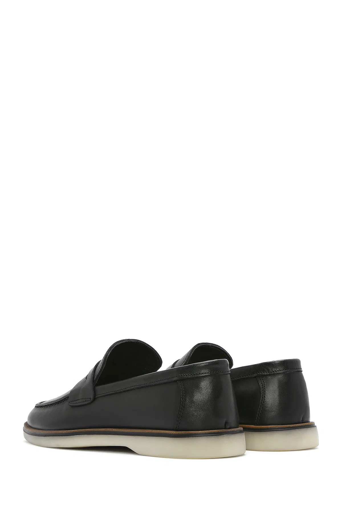 Erkek Siyah Deri Casual Loafer - Image 5