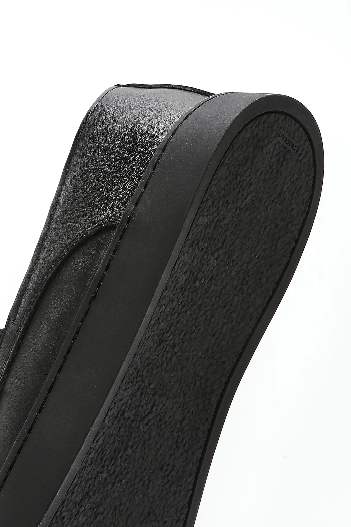 Erkek Siyah Deri Casual Loafer - Image 10