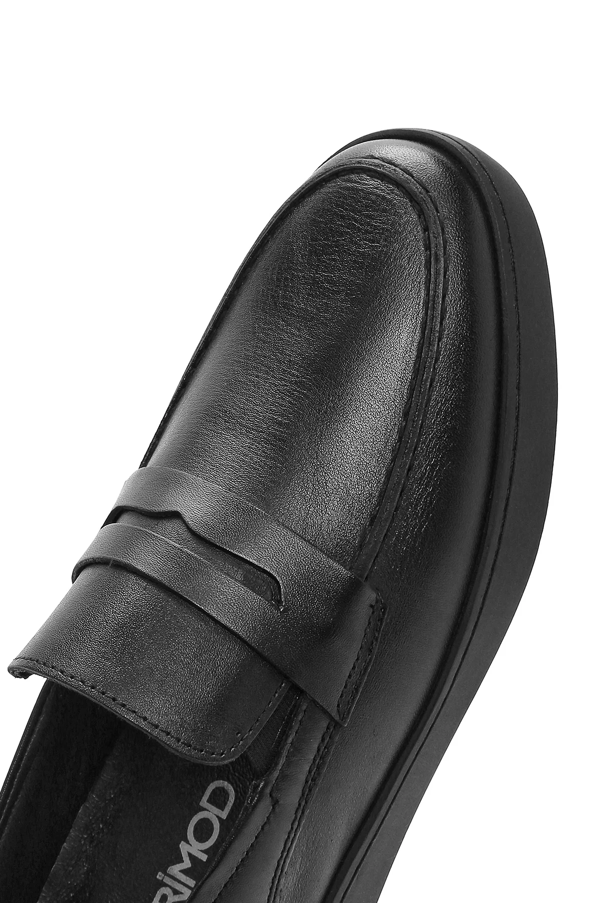 Erkek Siyah Deri Casual Loafer - Image 8