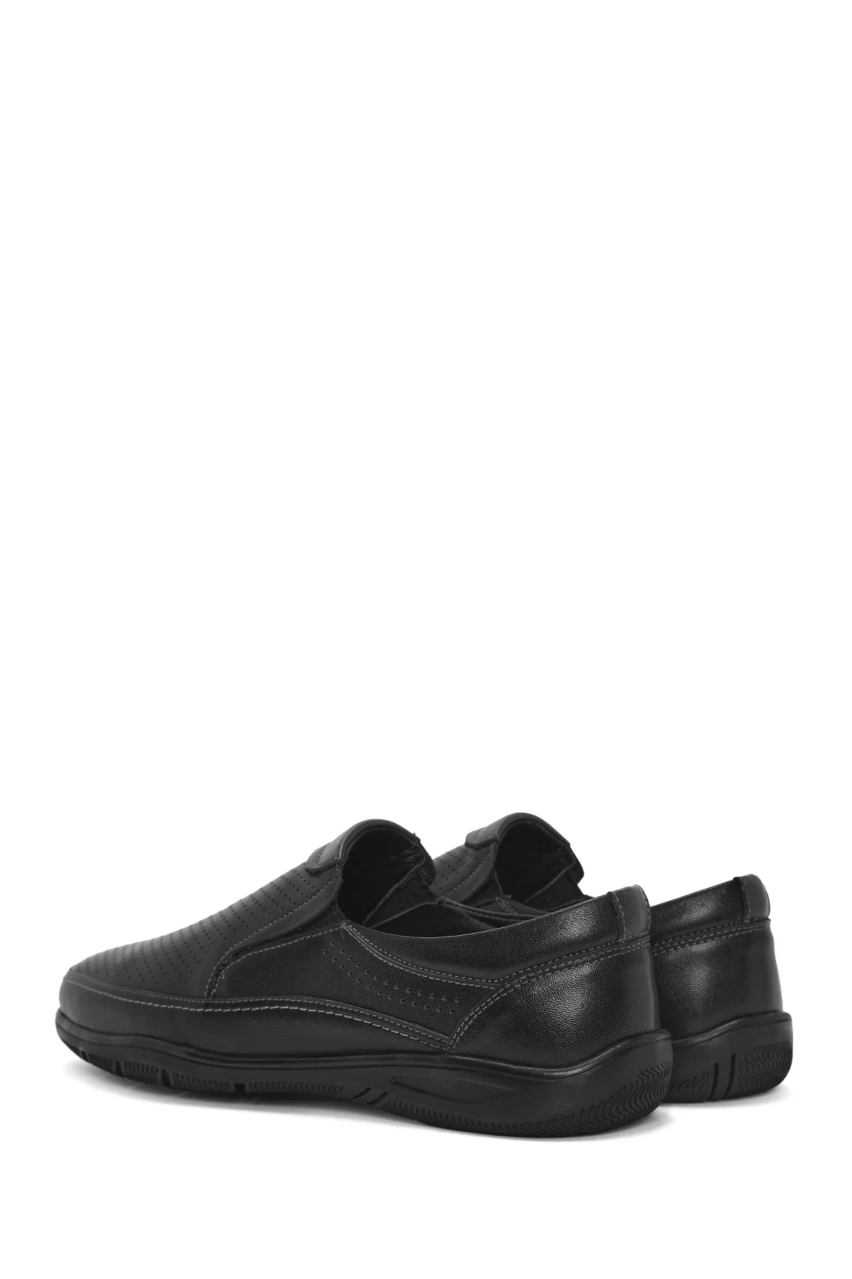 Erkek Siyah Deri Casual Loafer - Image 5
