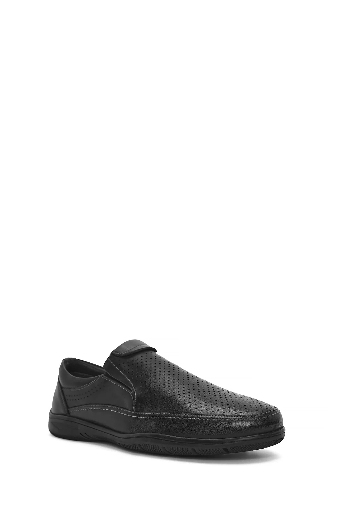 Erkek Siyah Deri Casual Loafer - Image 6