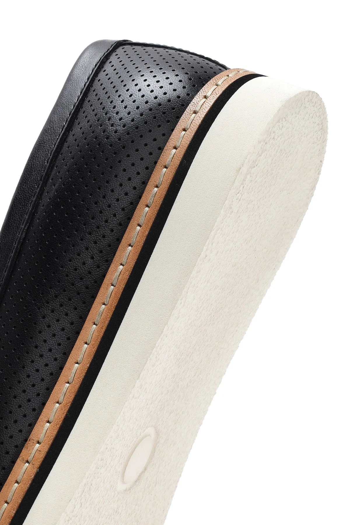 Erkek Siyah Deri Casual Loafer - Image 8