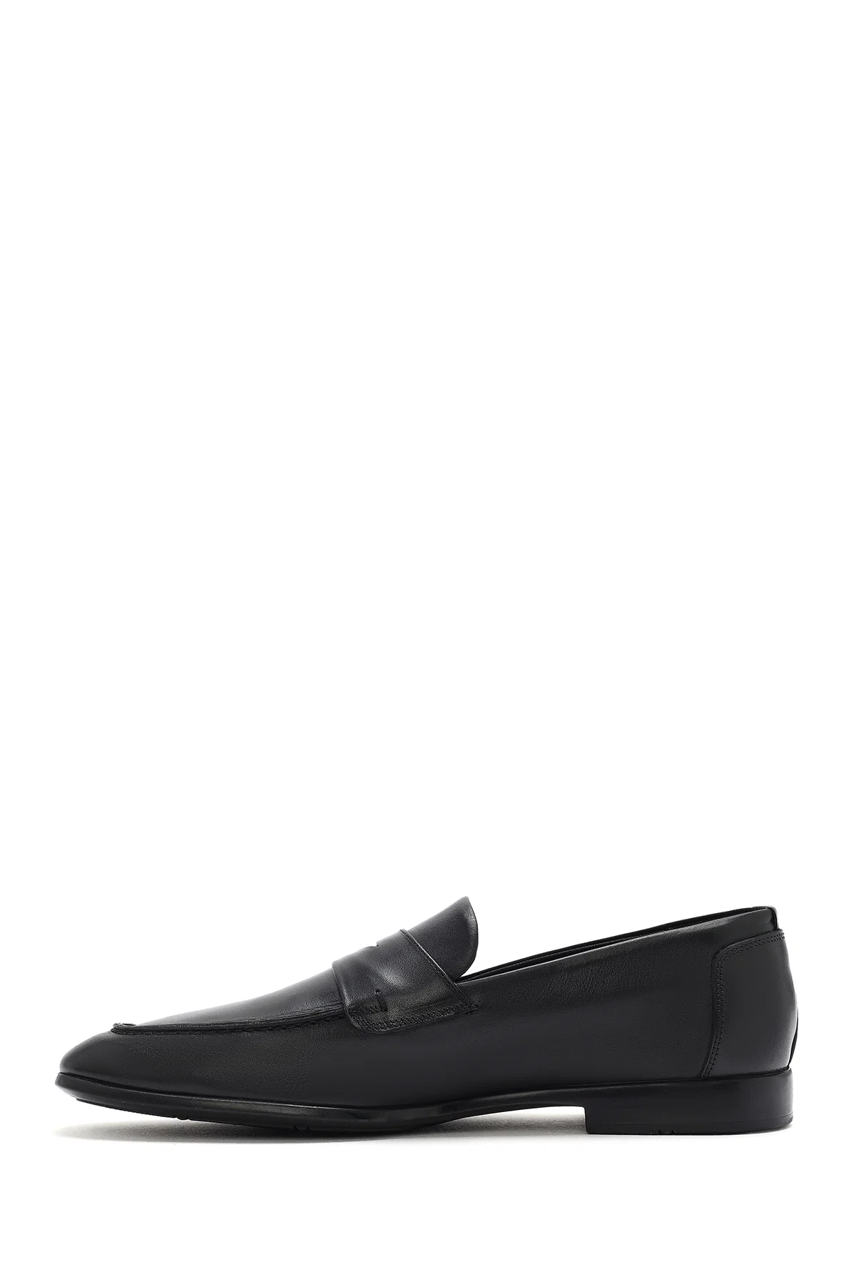 Erkek Siyah Deri Casual Loafer - Image 2