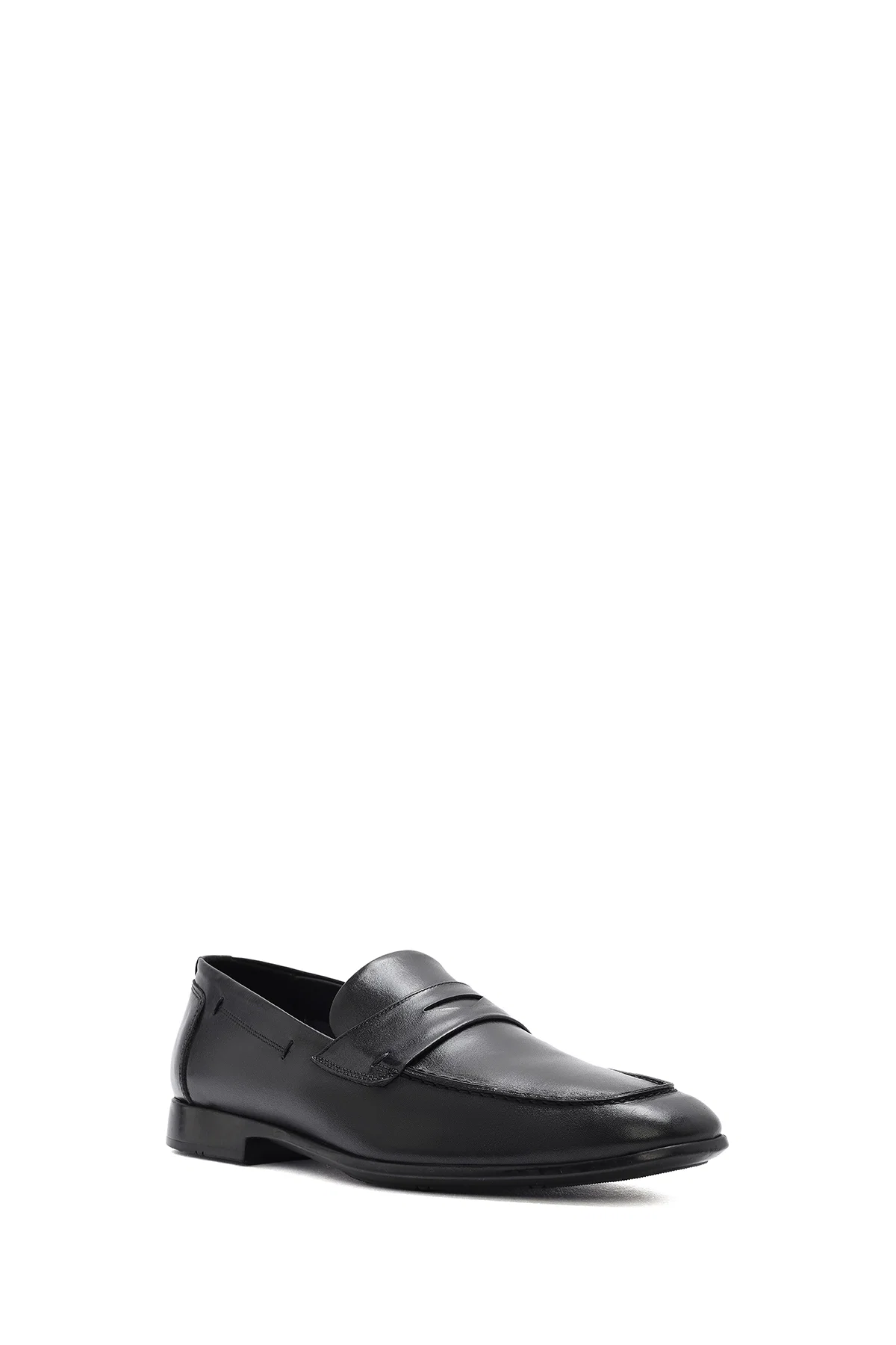 Erkek Siyah Deri Casual Loafer - Image 6