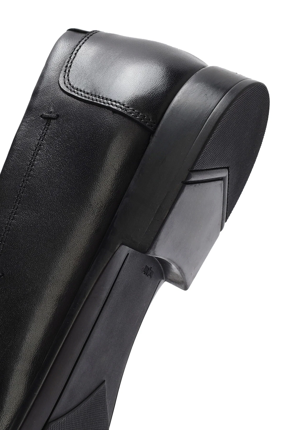 Erkek Siyah Deri Casual Loafer - Image 8