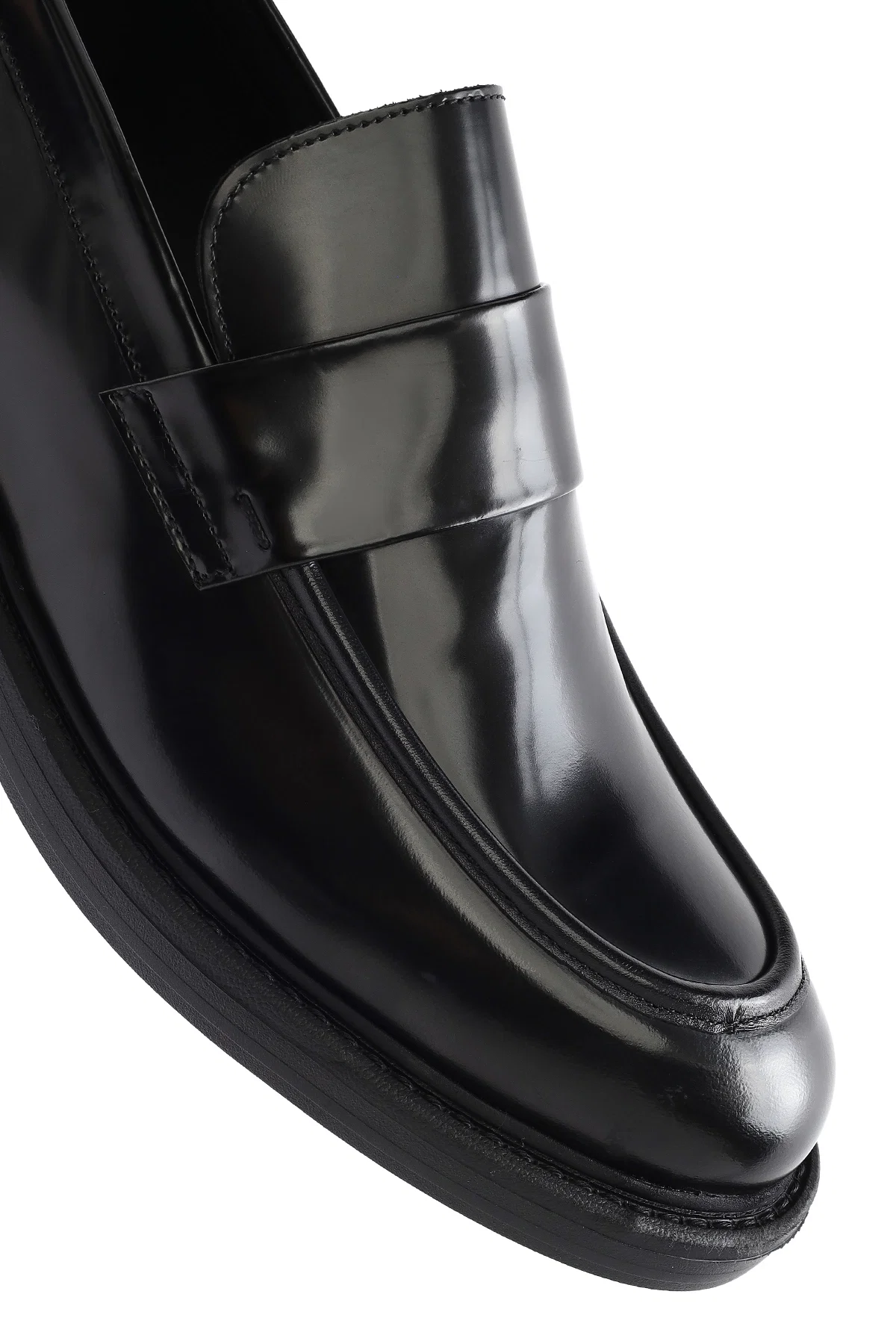 Erkek Siyah Deri Casual Loafer - Image 10