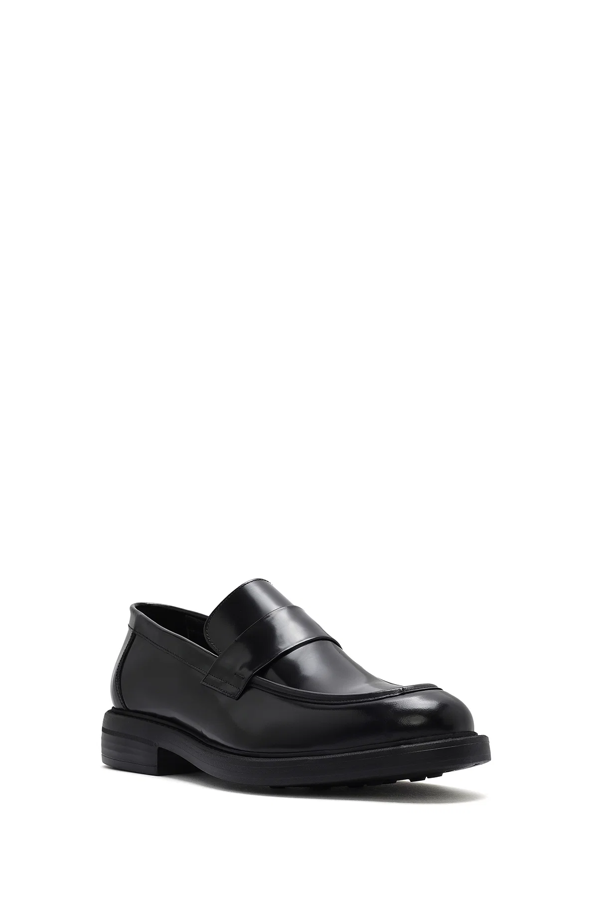 Erkek Siyah Deri Casual Loafer - Image 6
