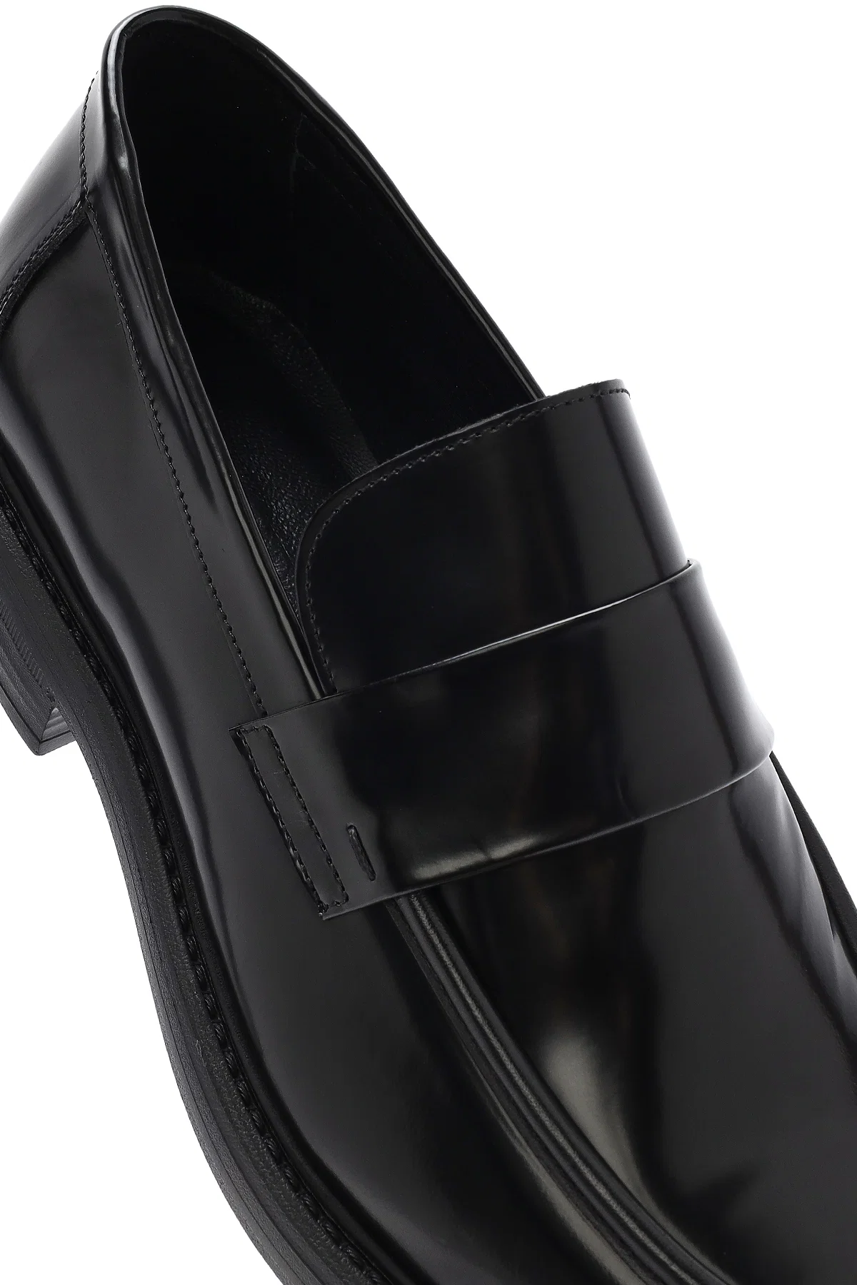Erkek Siyah Deri Casual Loafer - Image 9