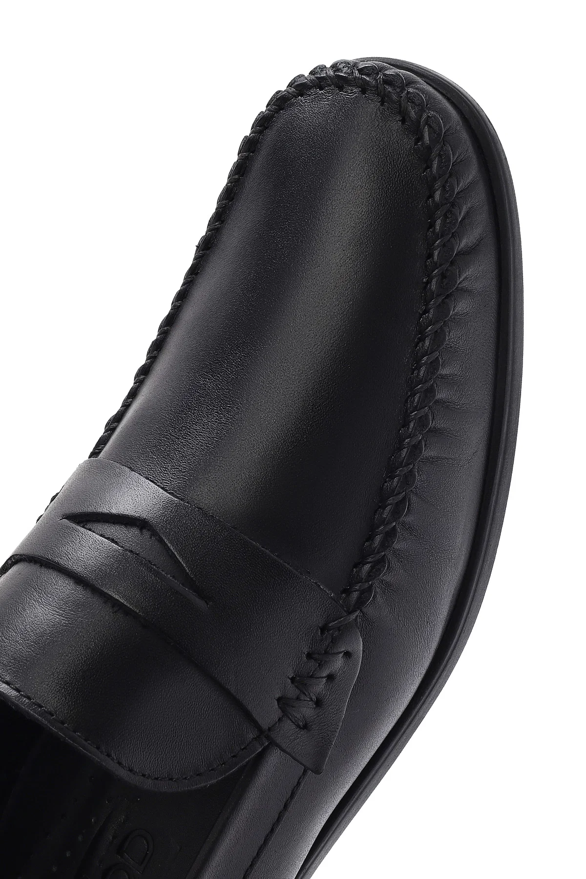 Erkek Siyah Deri Casual Loafer - Image 8