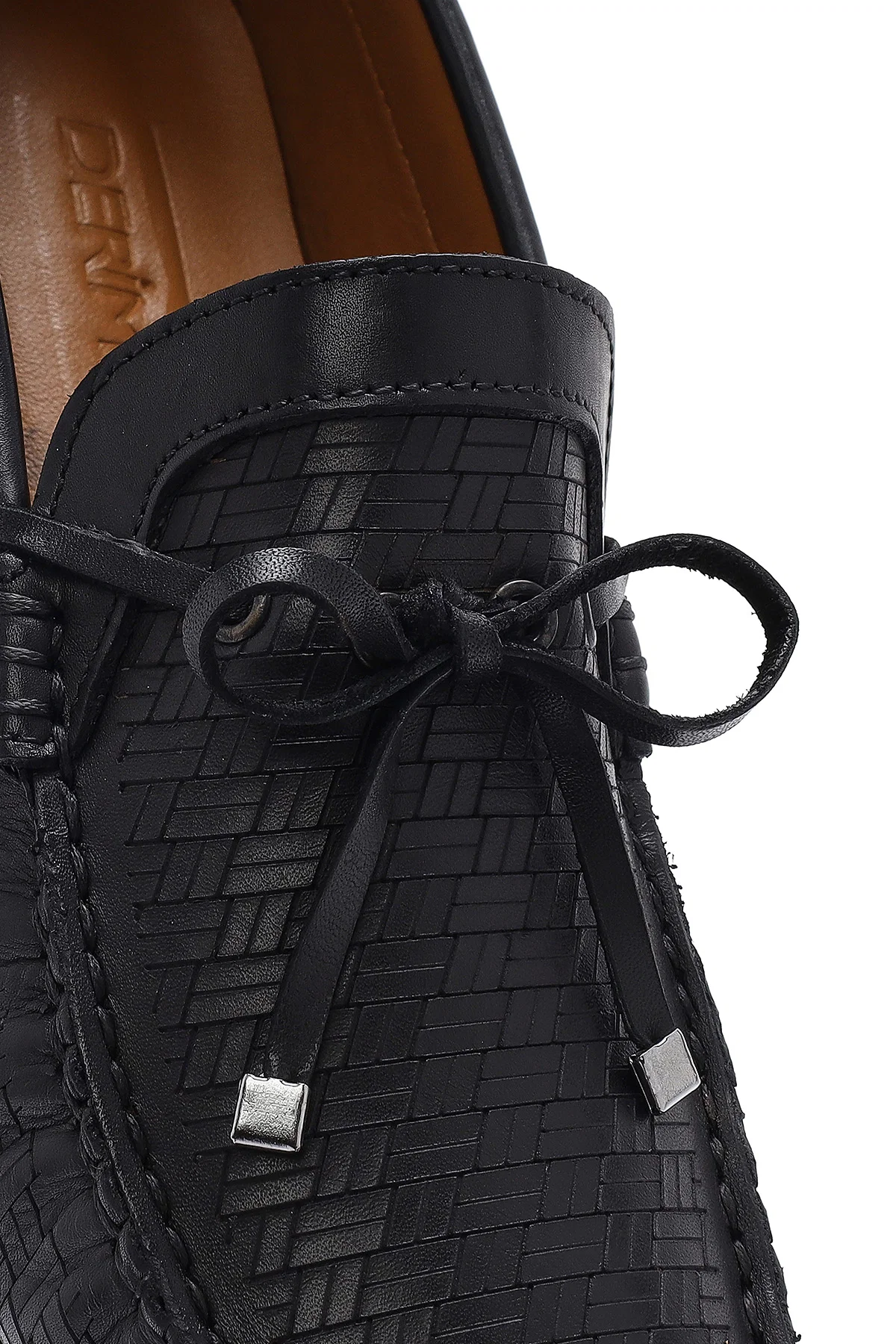 Erkek Siyah Deri Casual Loafer - Image 10