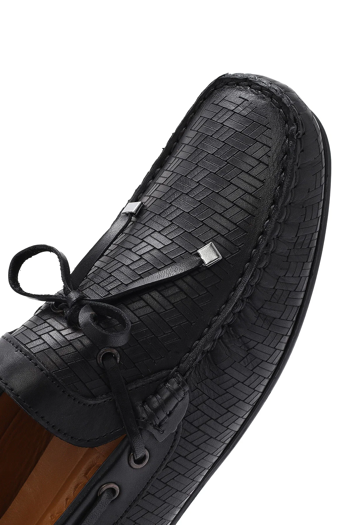 Erkek Siyah Deri Casual Loafer - Image 11