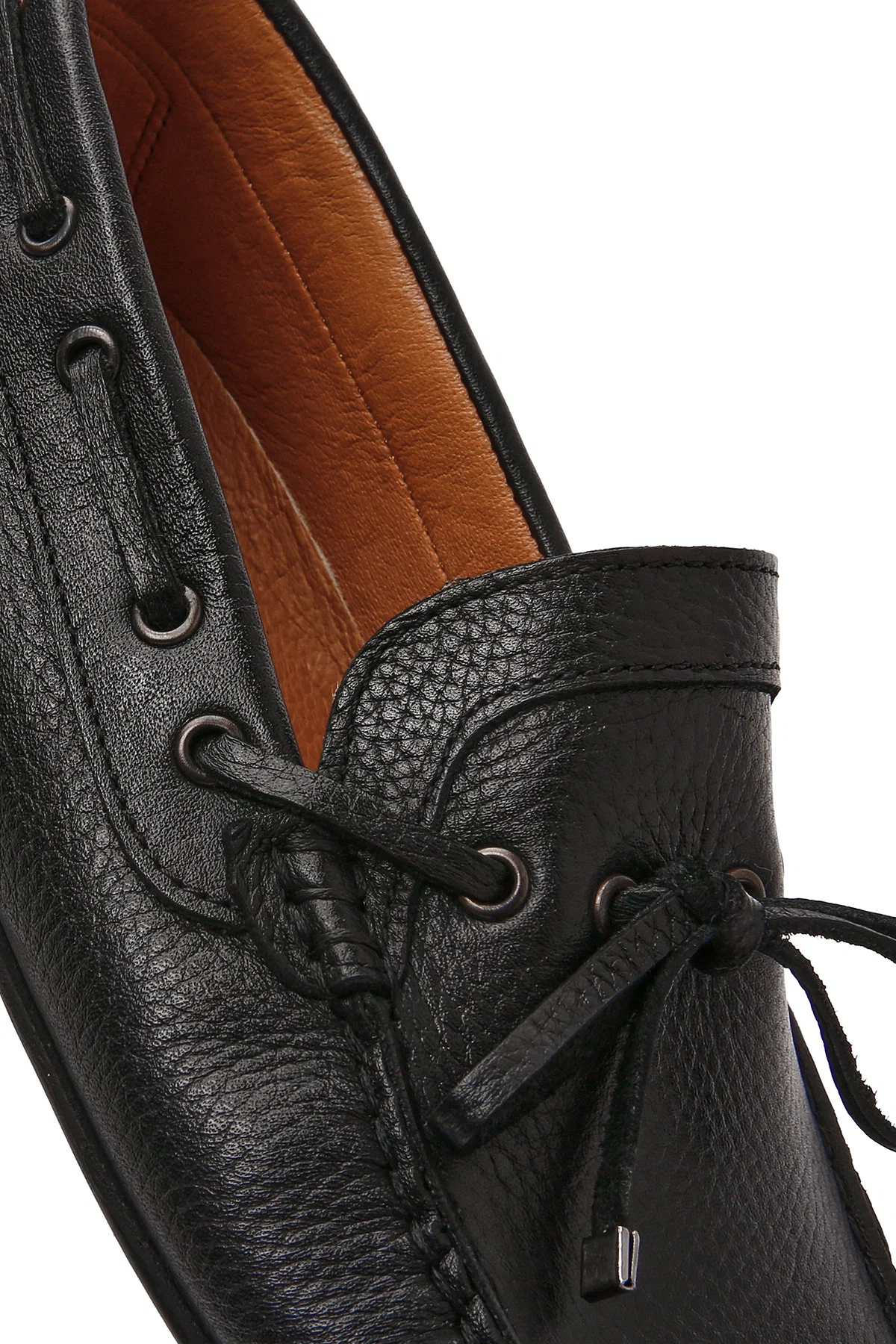 Erkek Siyah Deri Casual Loafer - Image 10