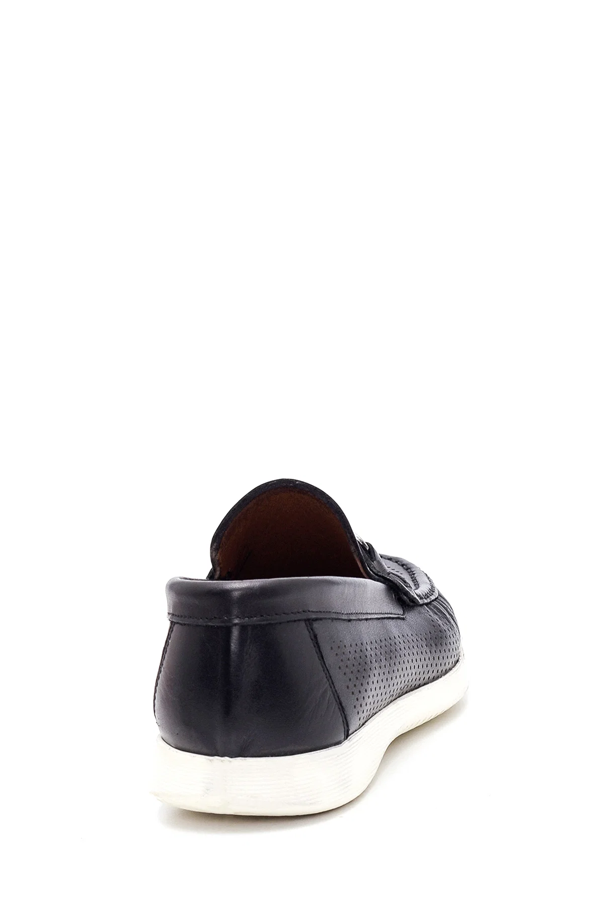 Erkek Siyah Deri Casual Loafer - Image 6