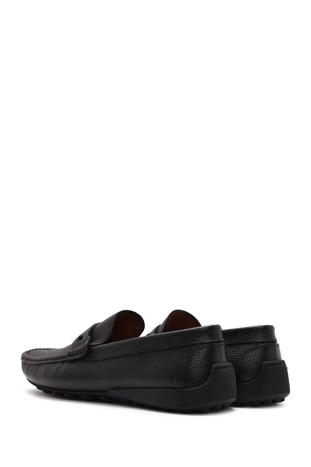 Erkek Siyah Deri Casual Loafer - Image 5