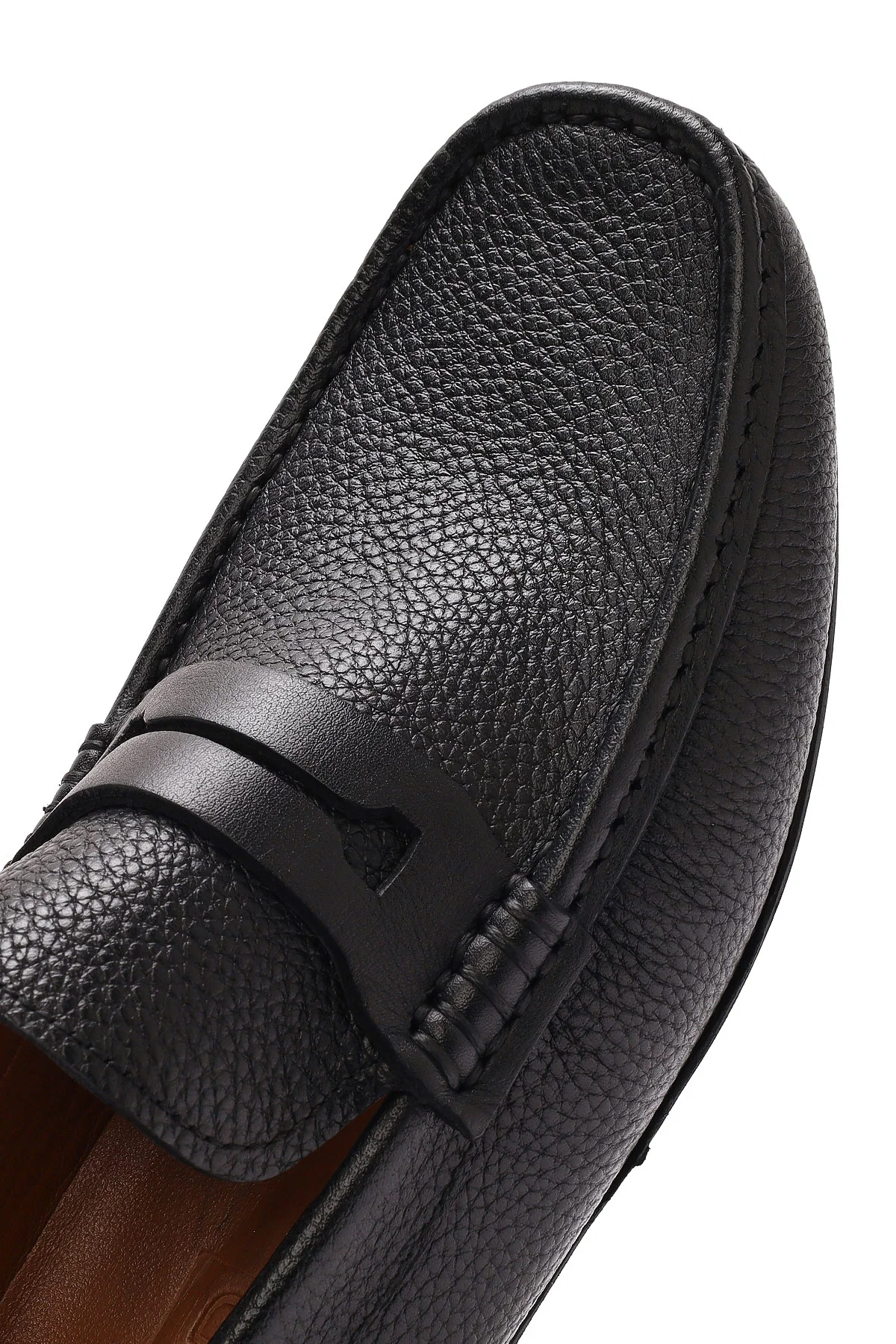 Erkek Siyah Deri Casual Loafer - Image 9