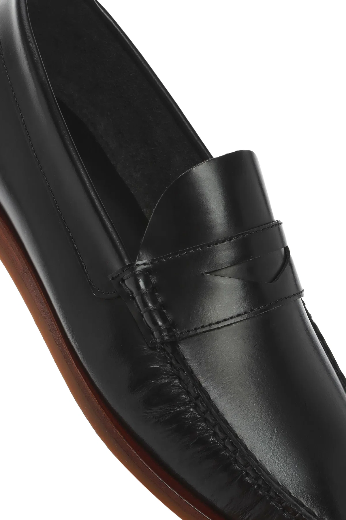 Erkek Siyah Deri Casual Loafer - Image 10
