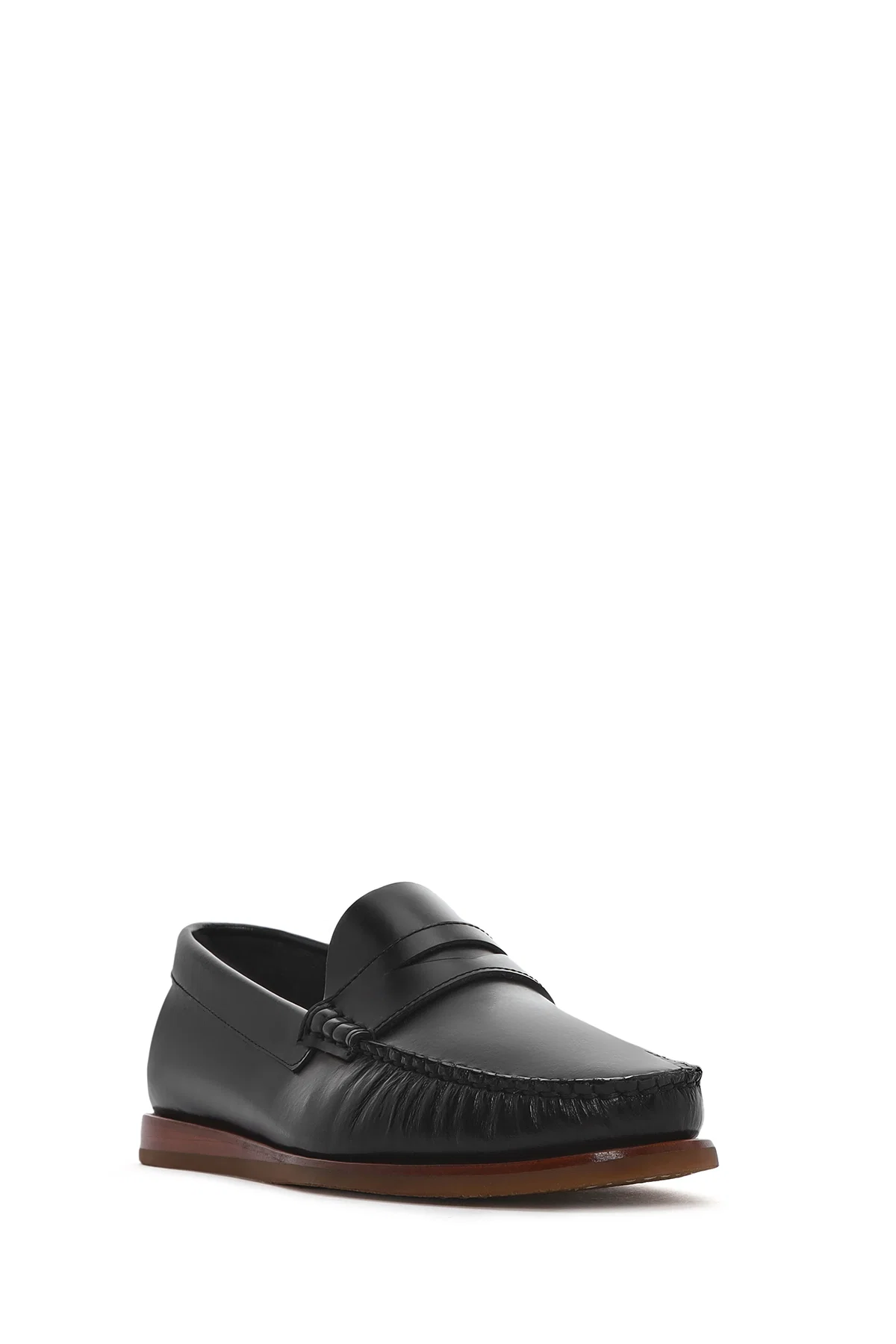 Erkek Siyah Deri Casual Loafer - Image 7