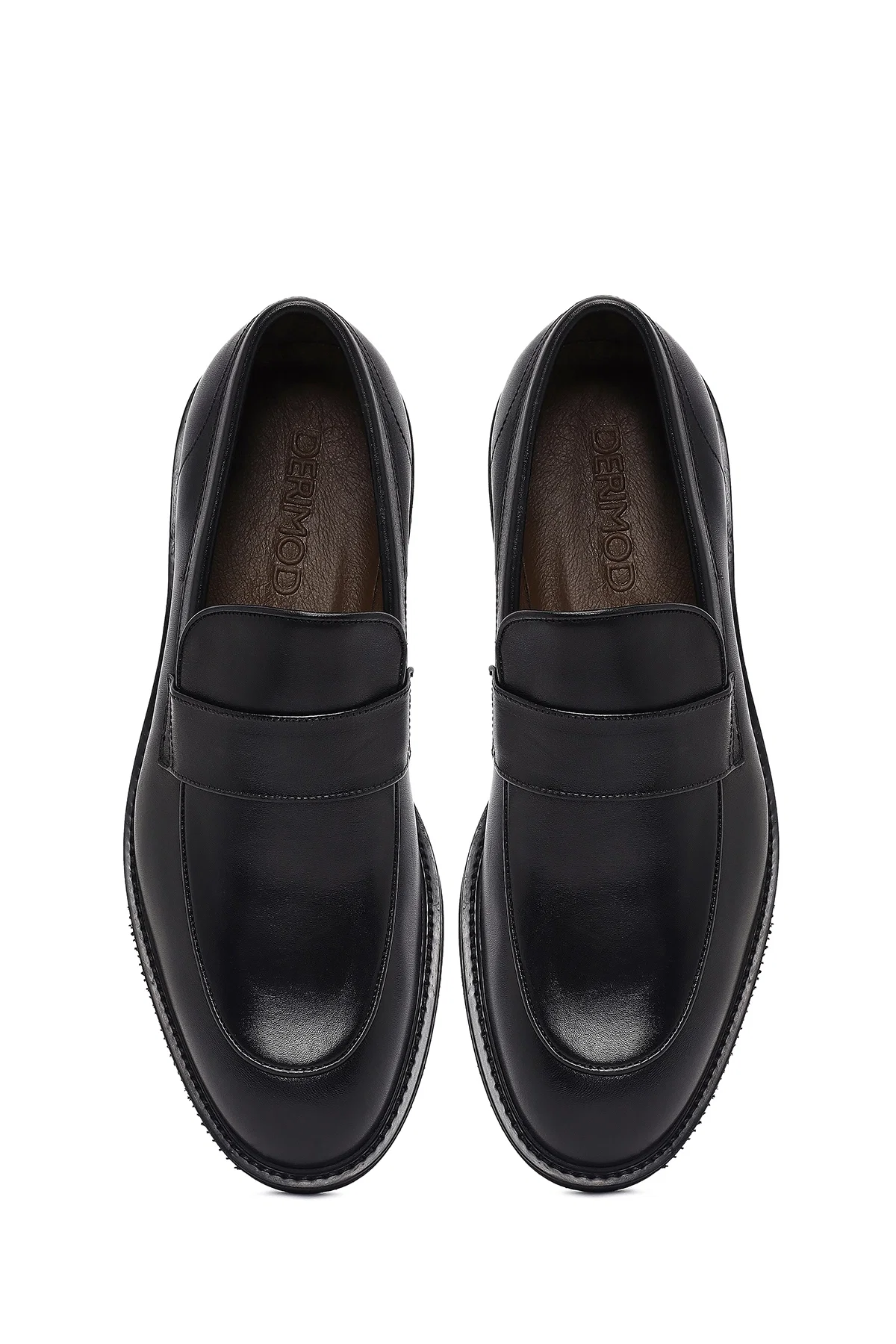 Erkek Siyah Deri Loafer - Image 7