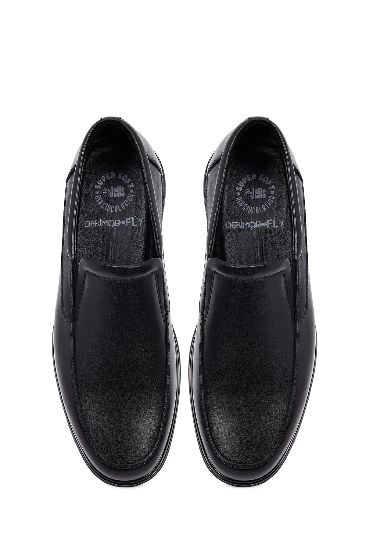 Erkek Siyah Deri Casual Loafer - Image 7