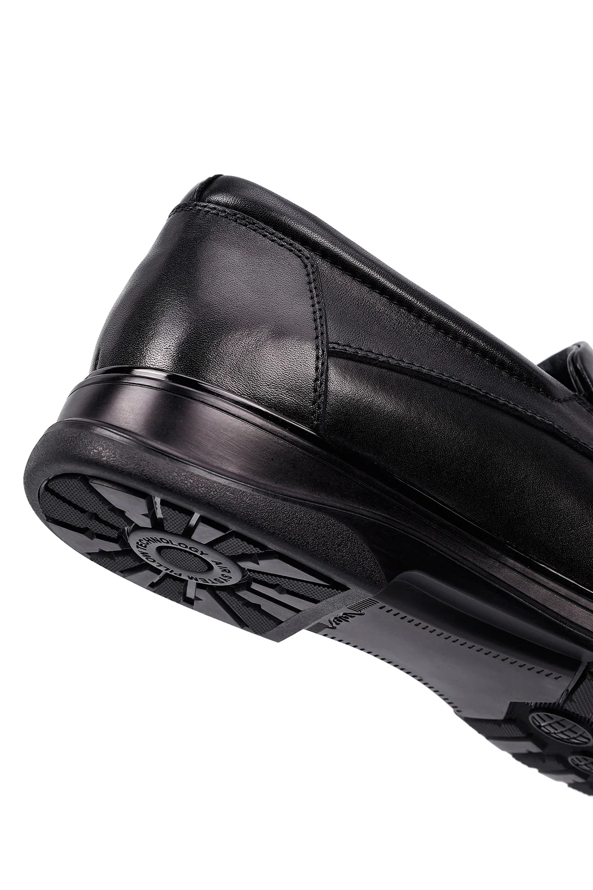 Erkek Siyah Deri Casual Loafer - Image 9