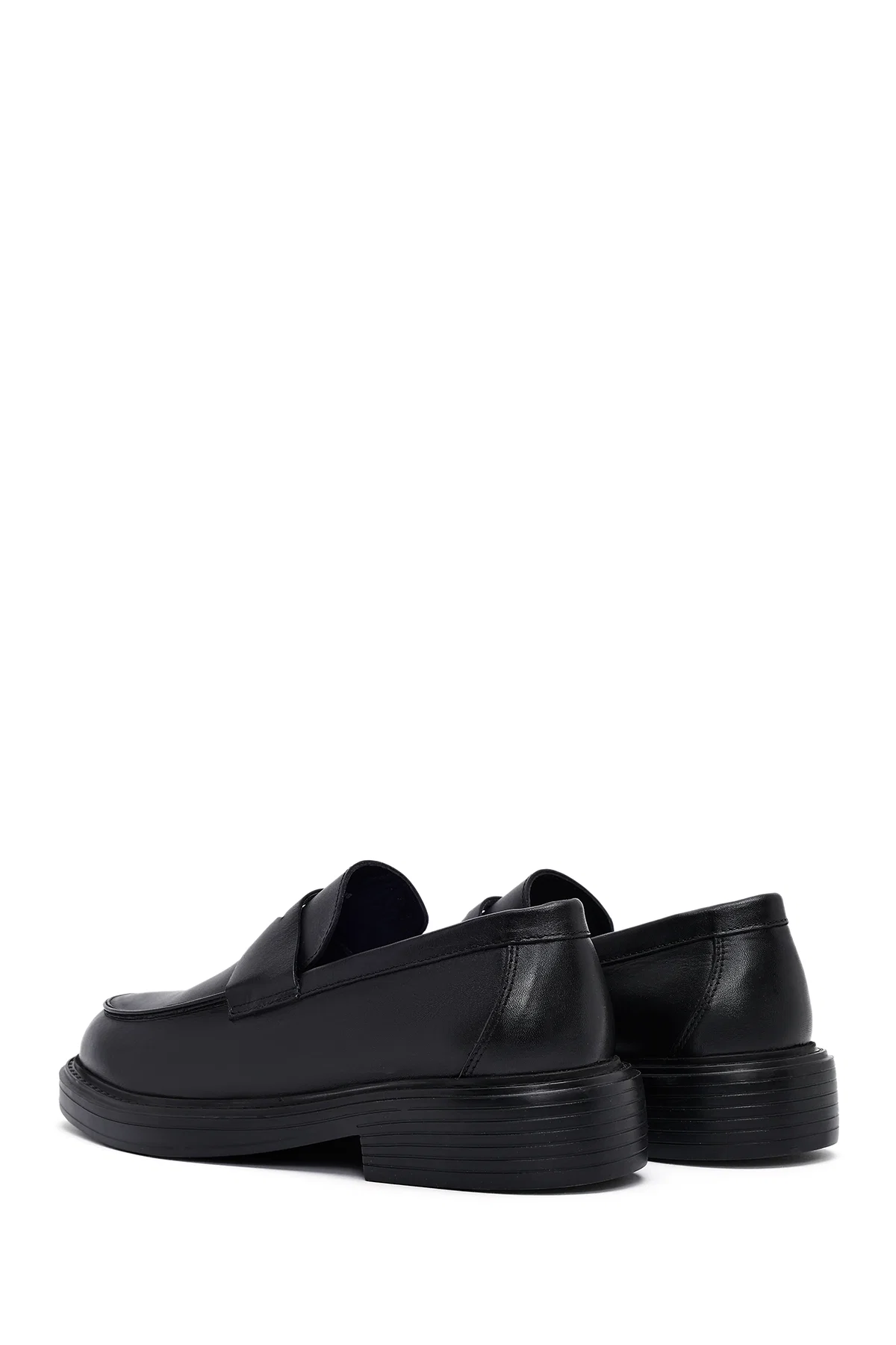 Erkek Siyah Deri Casual Loafer - Image 5