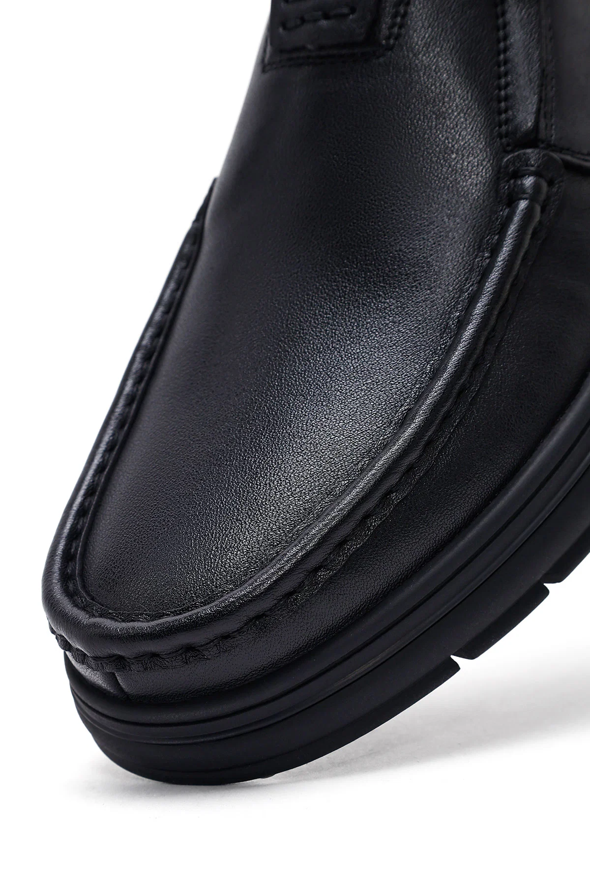 Erkek Siyah Deri Casual Loafer - Image 9