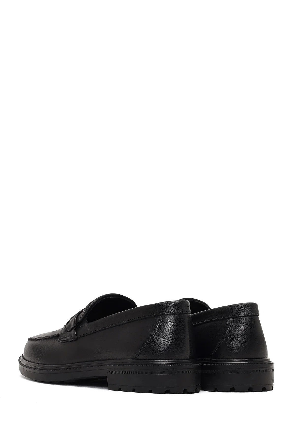 Erkek Siyah Deri Casual Loafer - Image 5