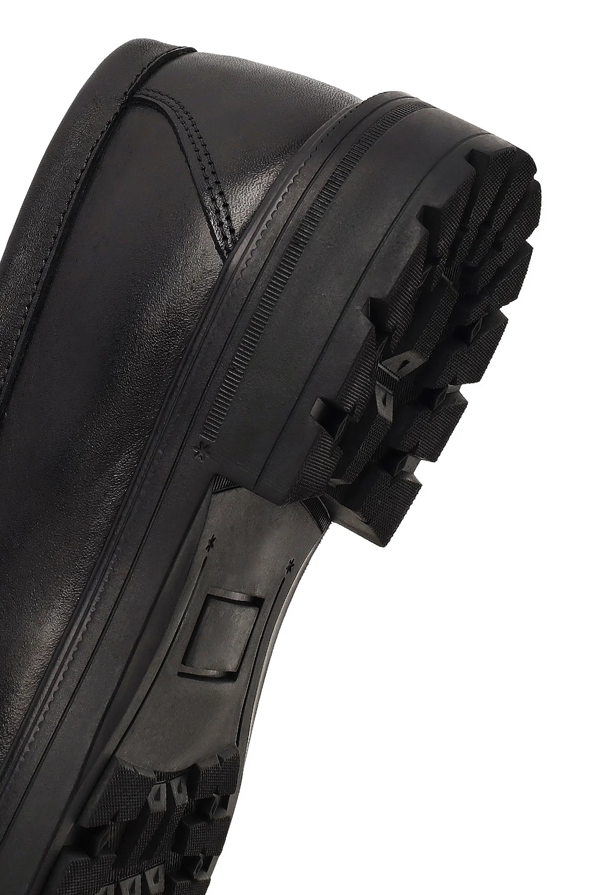 Erkek Siyah Deri Casual Loafer - Image 8