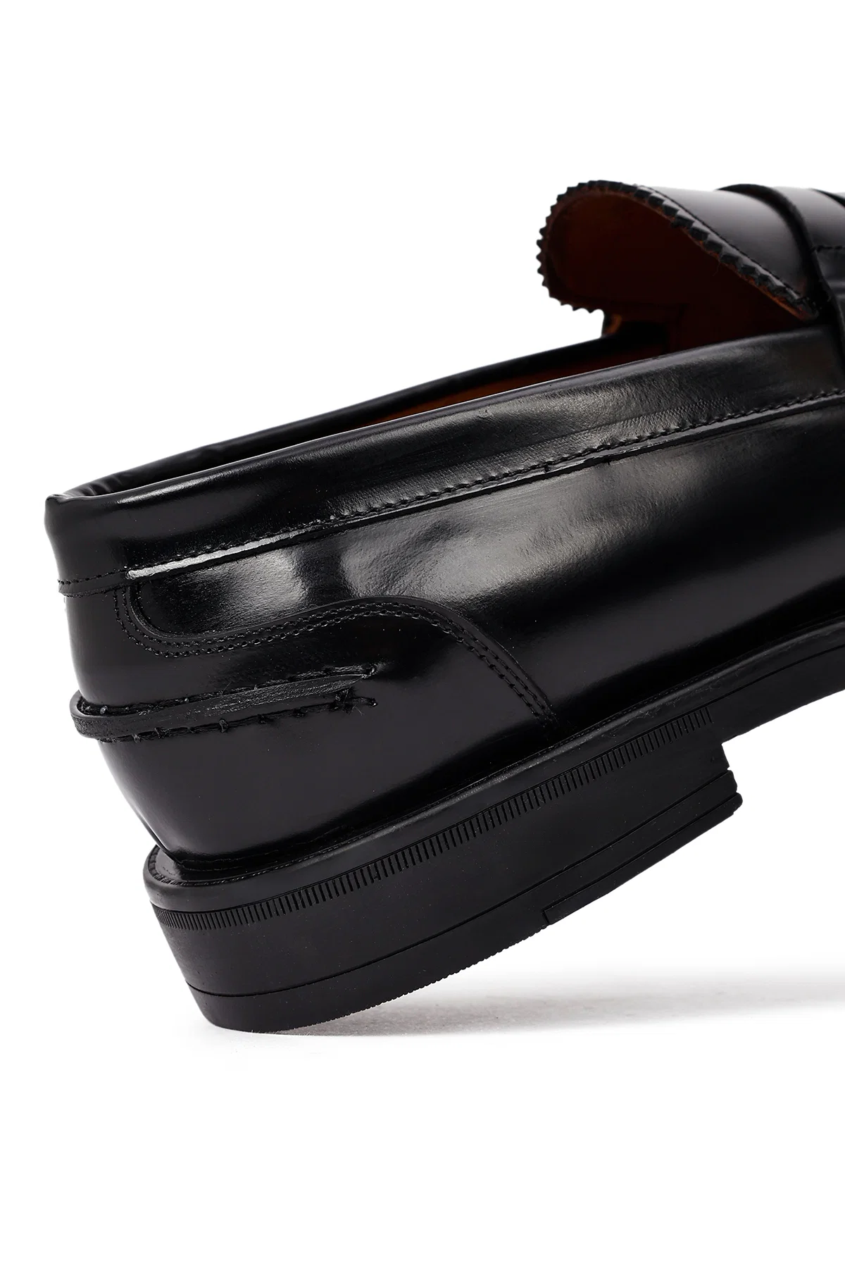 Erkek Siyah Deri Casual Loafer - Image 10