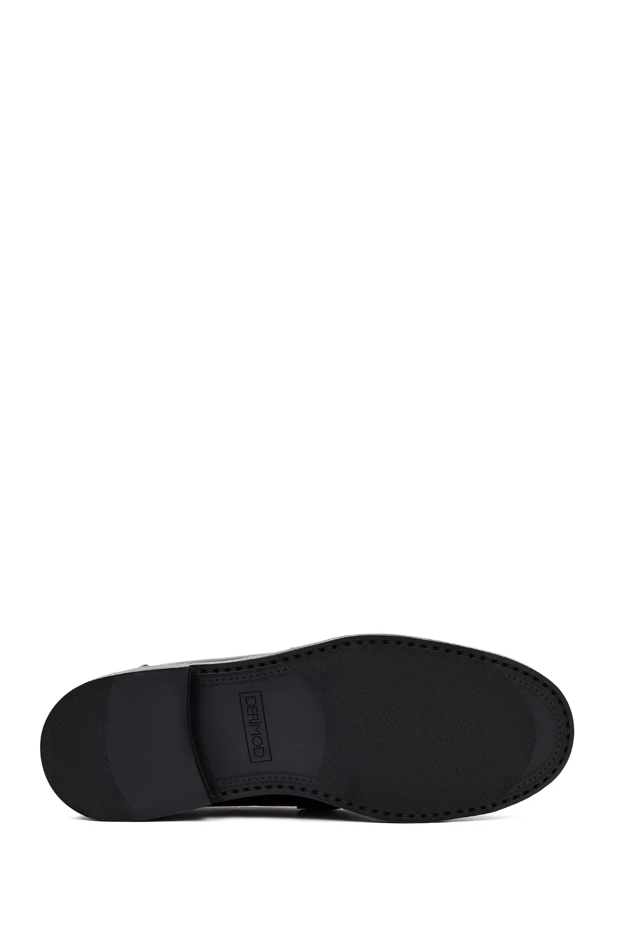 Erkek Siyah Deri Casual Loafer - Image 4