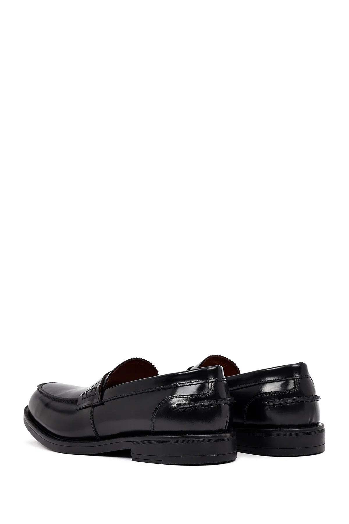 Erkek Siyah Deri Casual Loafer - Image 5