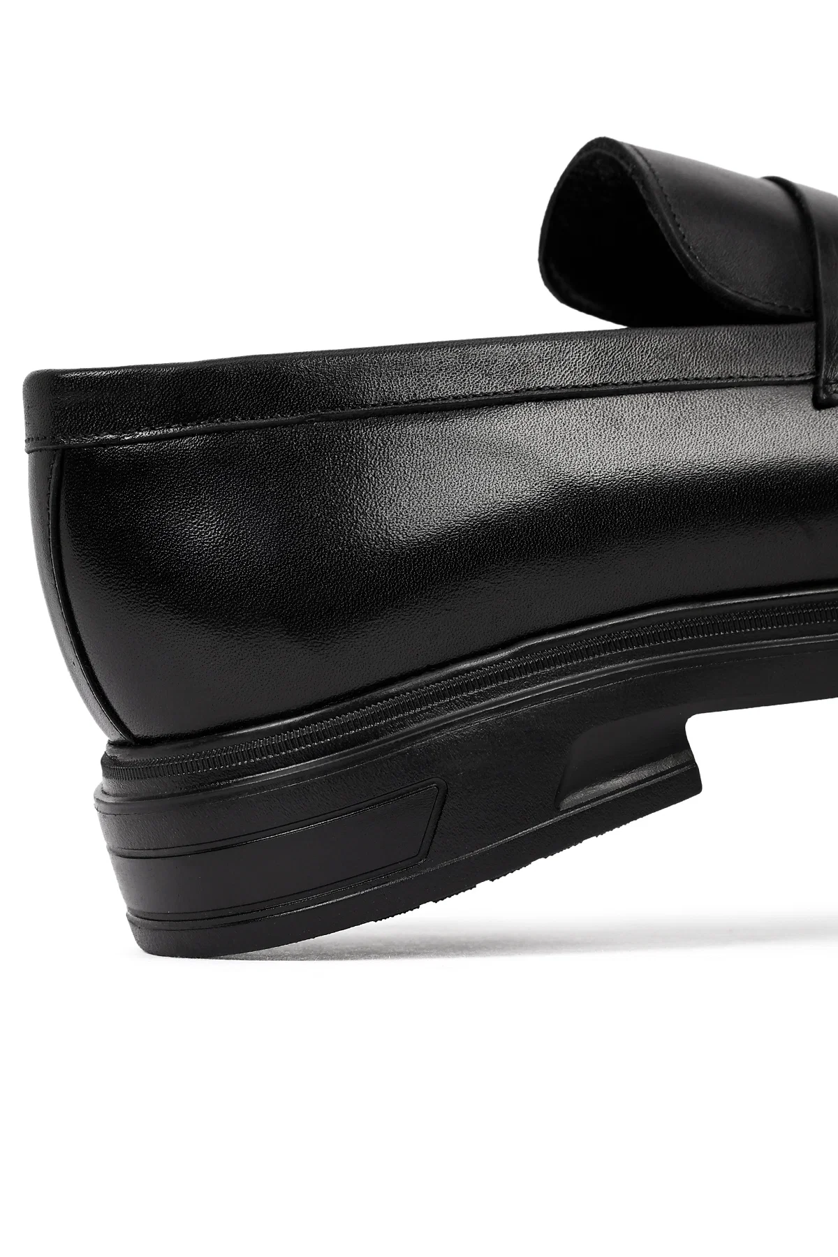 Erkek Siyah Deri Casual Loafer - Image 10