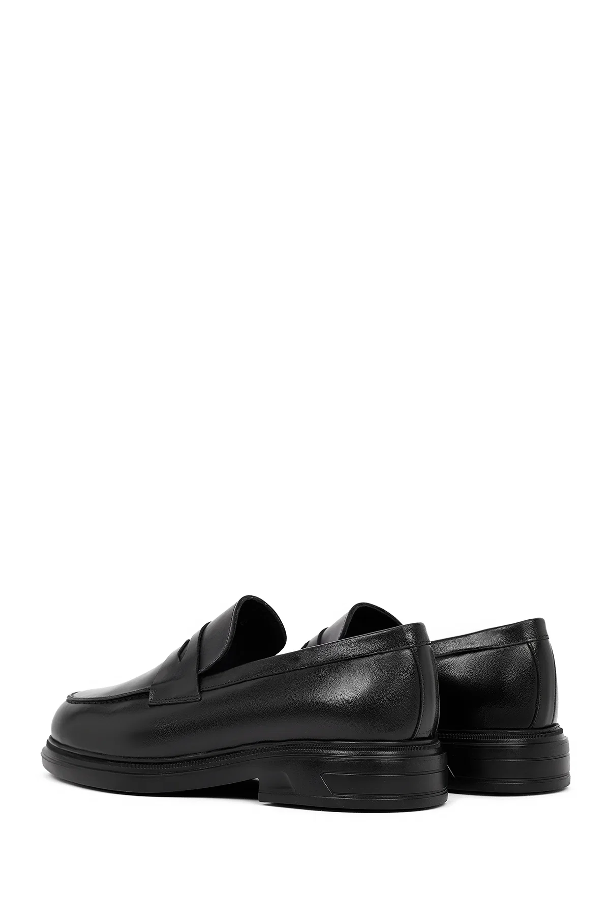 Erkek Siyah Deri Casual Loafer - Image 5