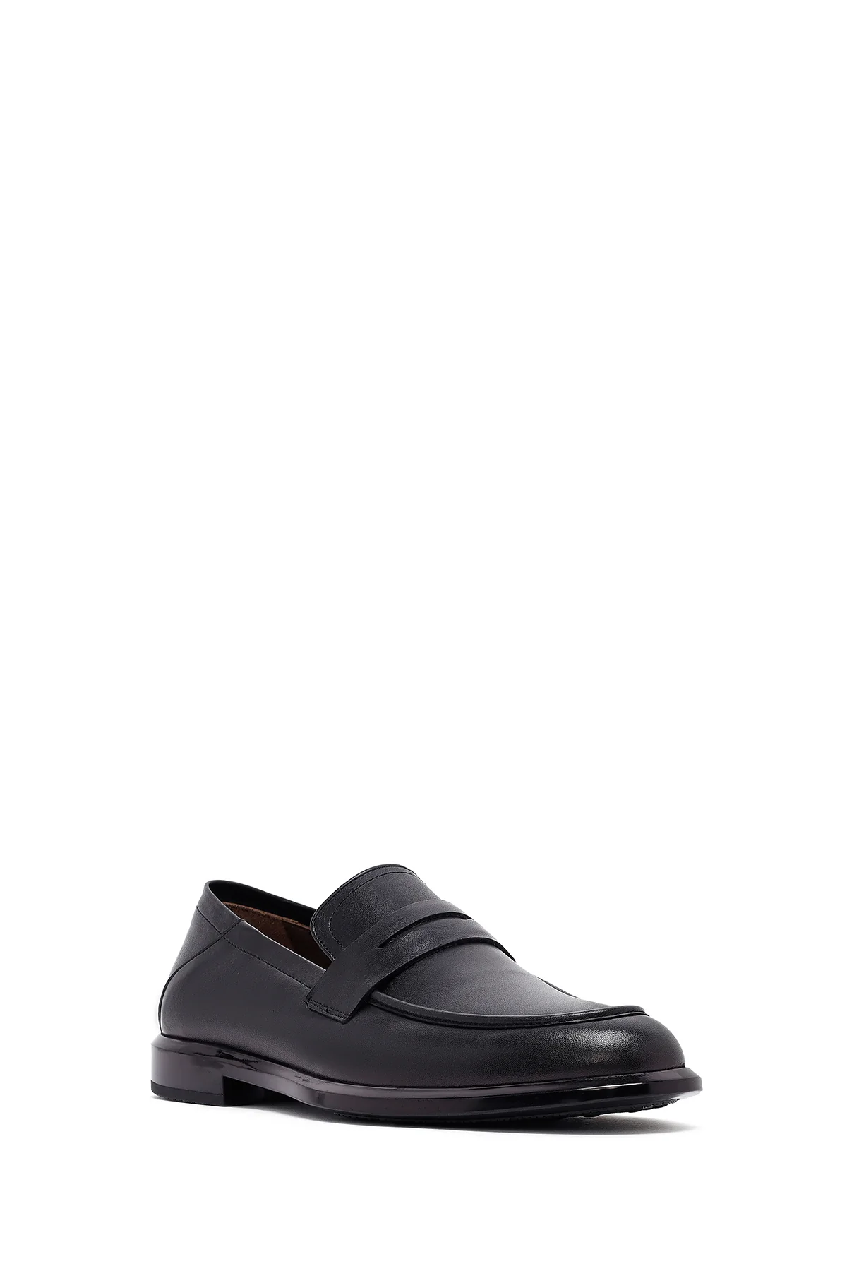 Erkek Siyah Deri Casual Loafer - Image 7