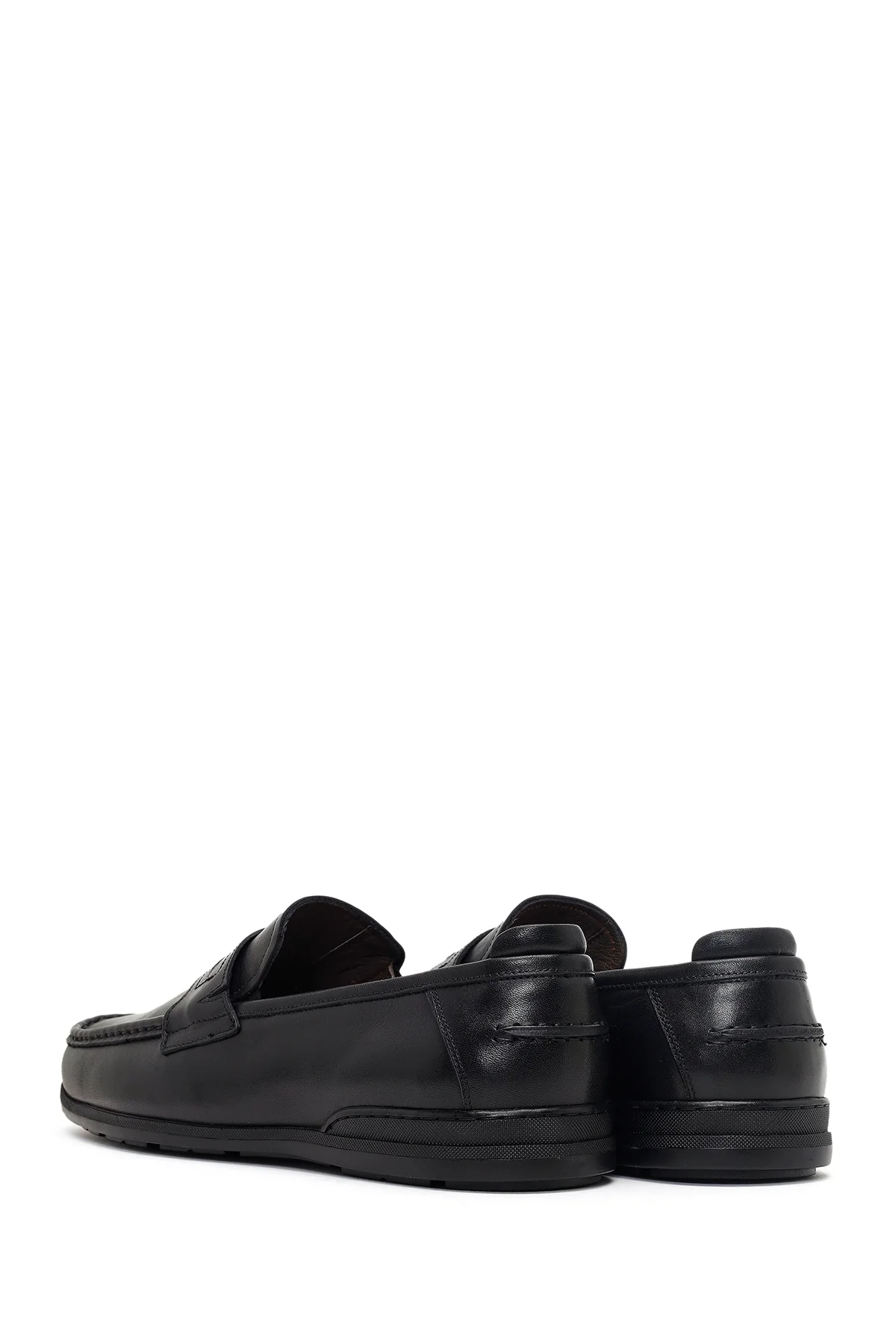 Erkek Siyah Deri Casual Loafer - Image 6
