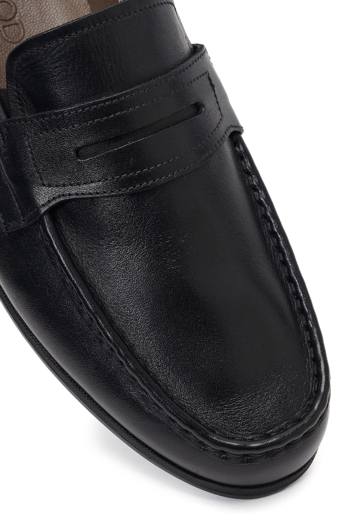 Erkek Siyah Deri Casual Loafer - Image 9