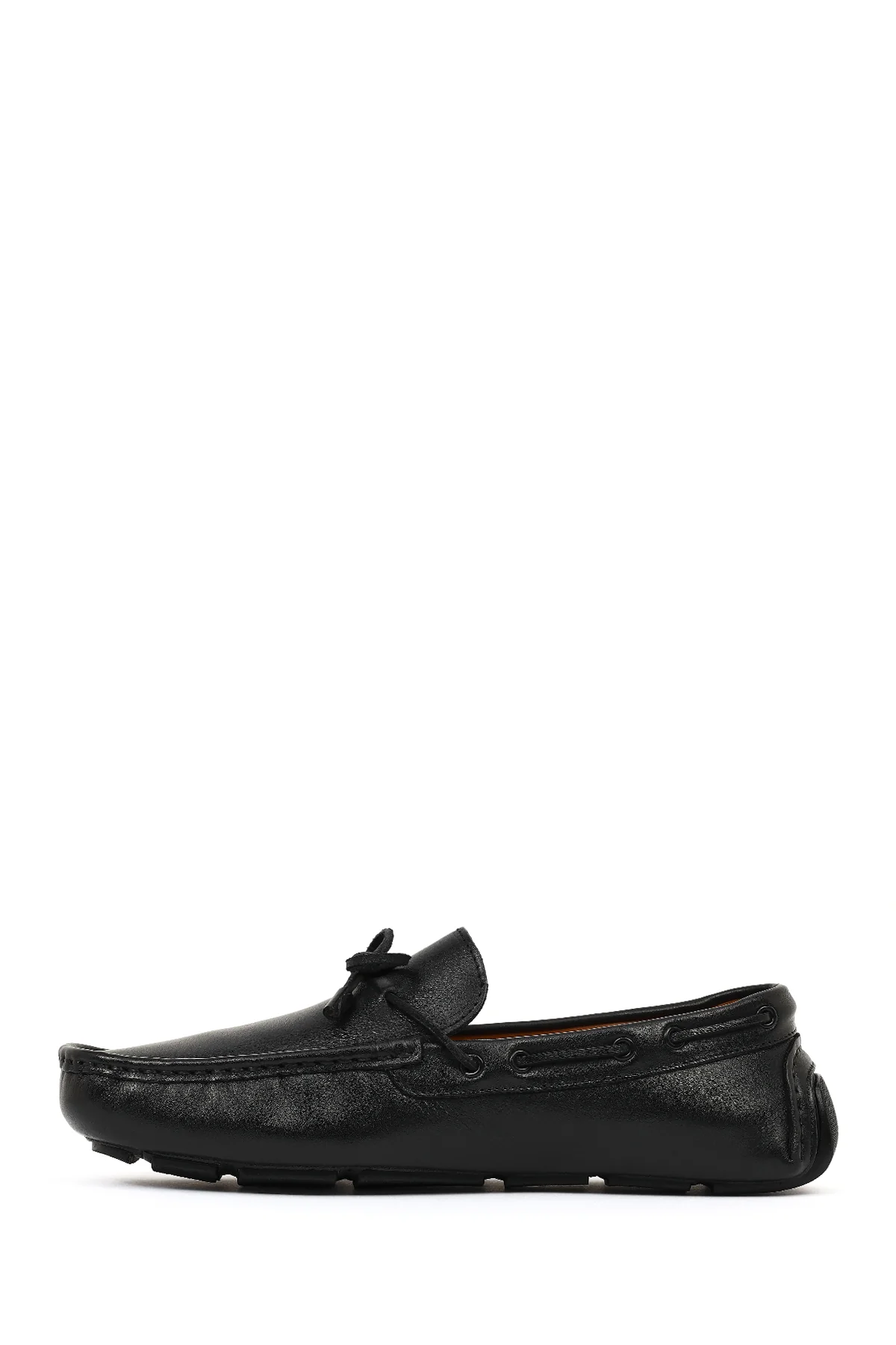 Erkek Siyah Deri Casual Loafer - Image 3