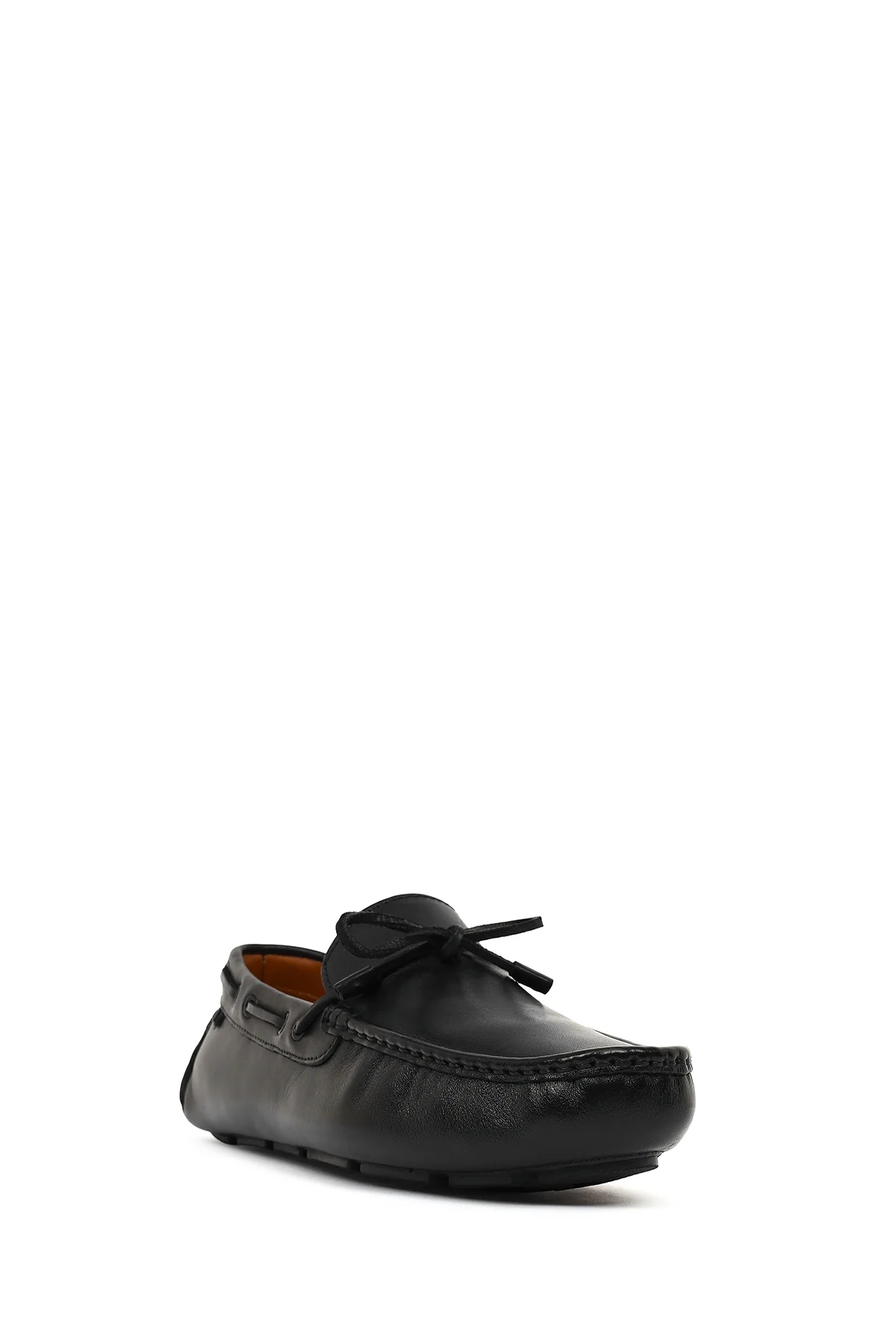 Erkek Siyah Deri Casual Loafer - Image 7
