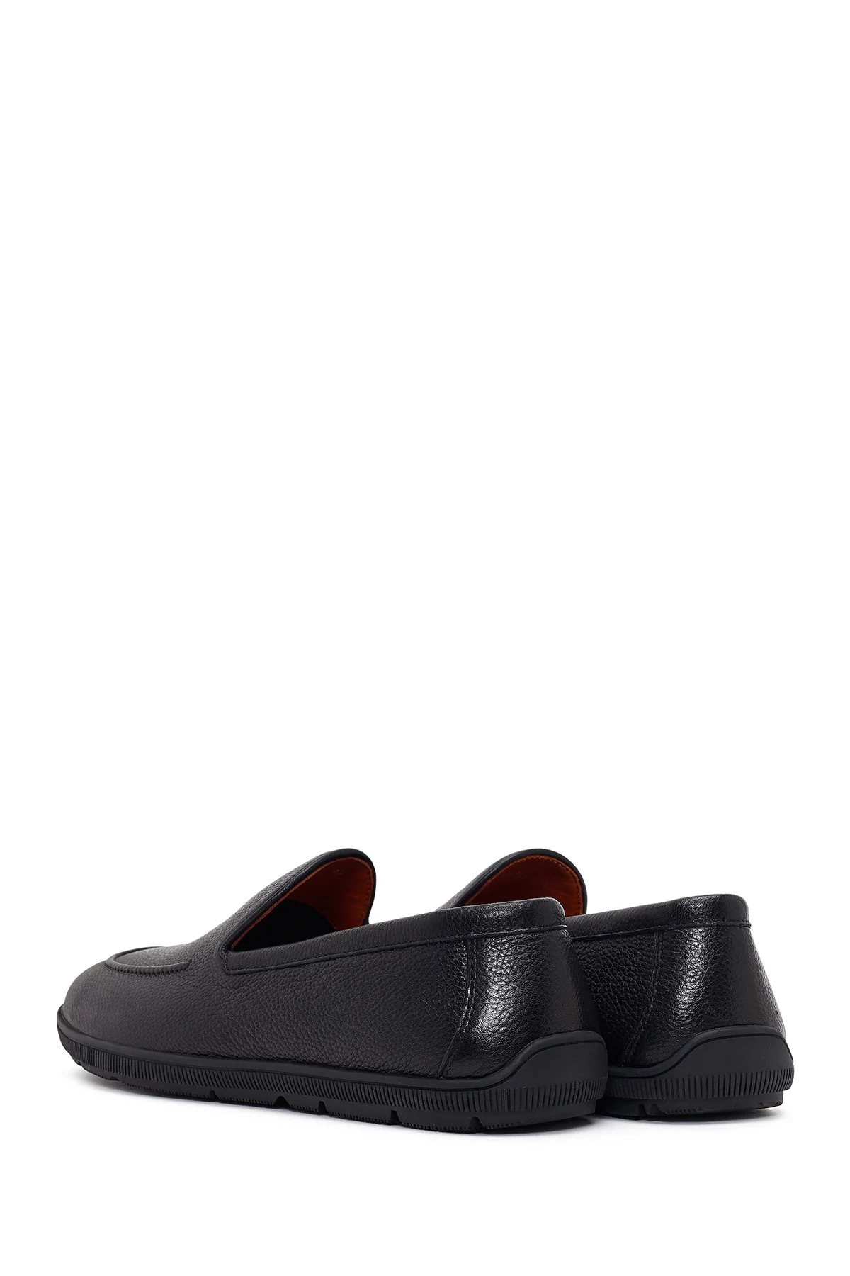 Erkek Siyah Deri Casual Loafer - Image 6