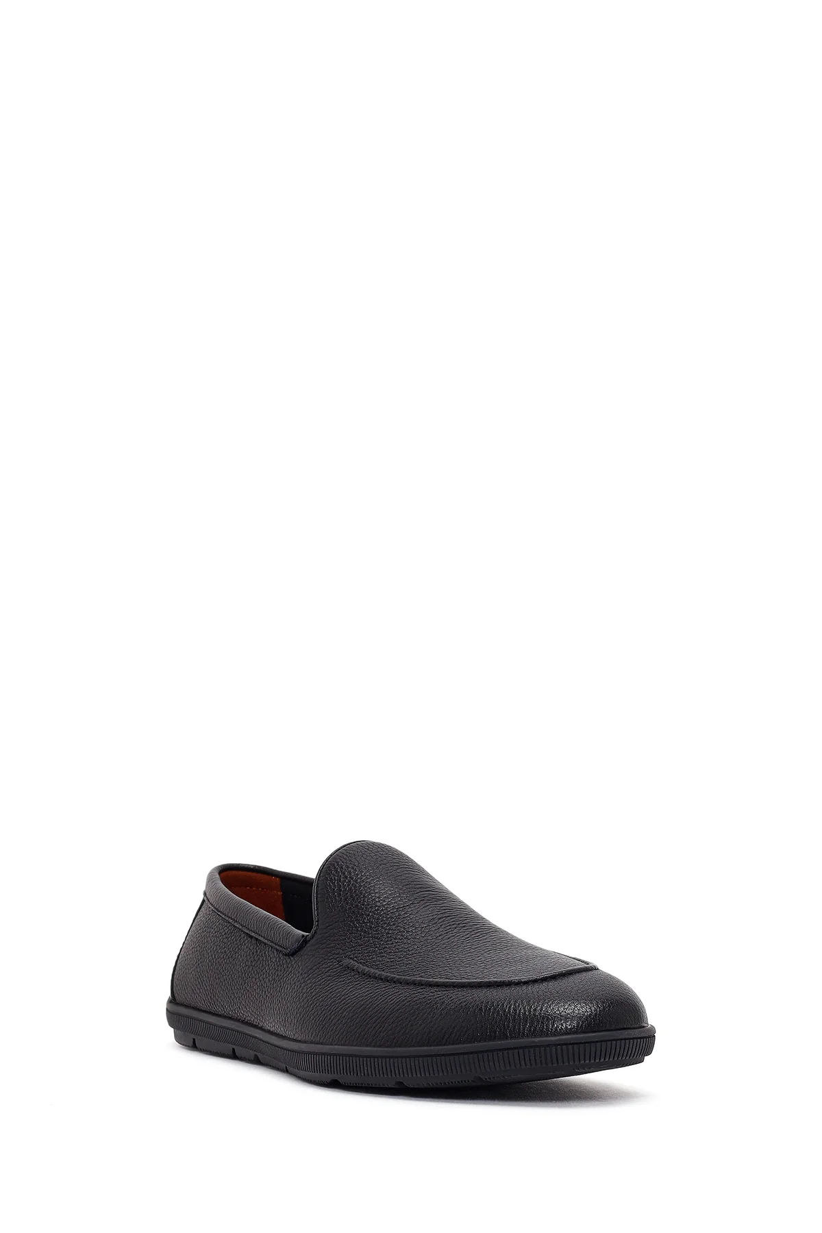Erkek Siyah Deri Casual Loafer - Image 7