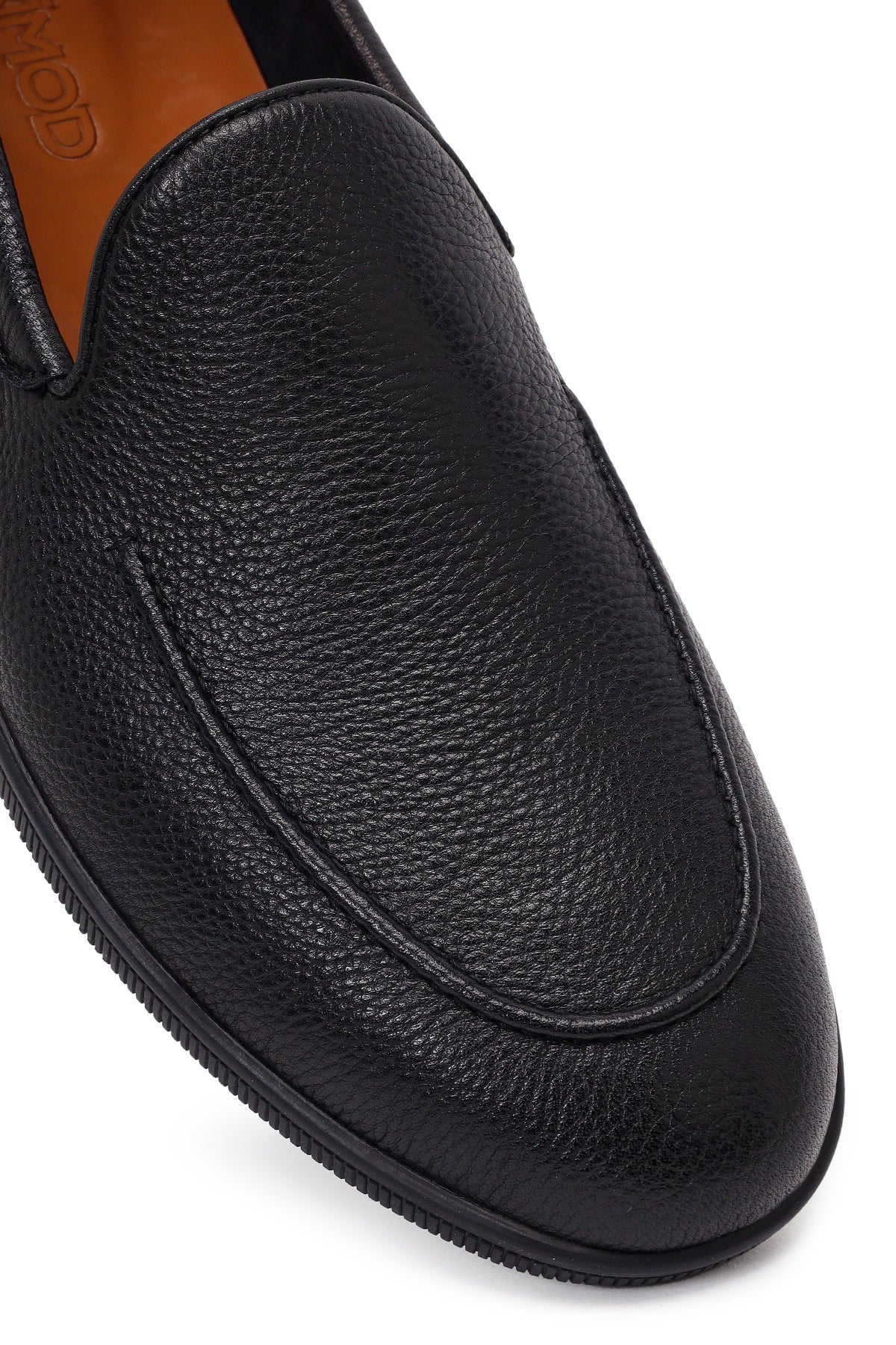 Erkek Siyah Deri Casual Loafer - Image 9