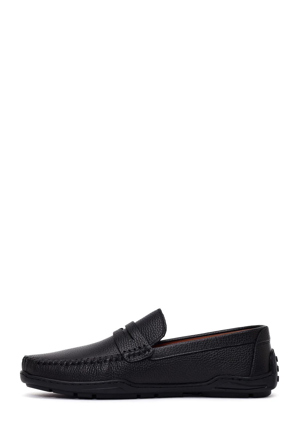 Erkek Siyah Deri Casual Loafer - Image 3