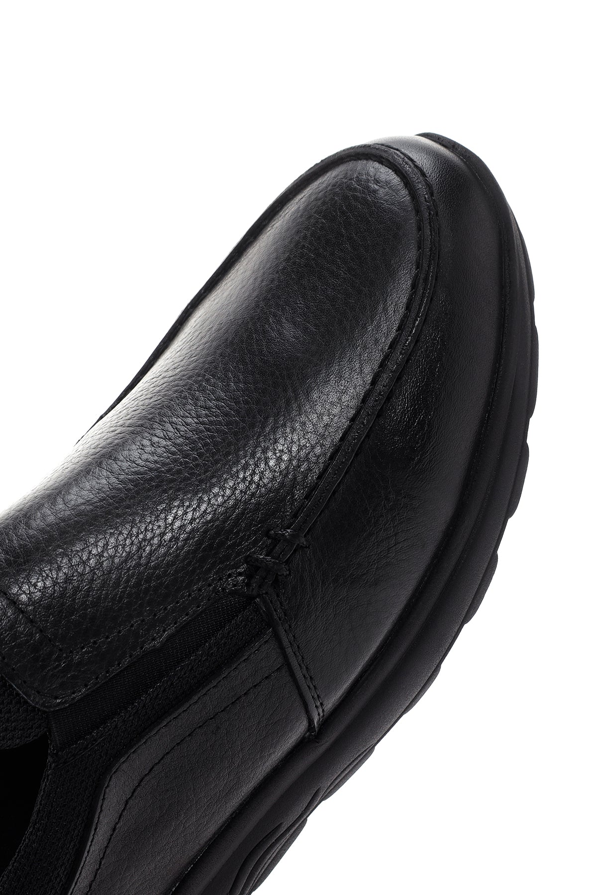 Erkek Siyah Deri Comfort Casual Loafer - Image 9