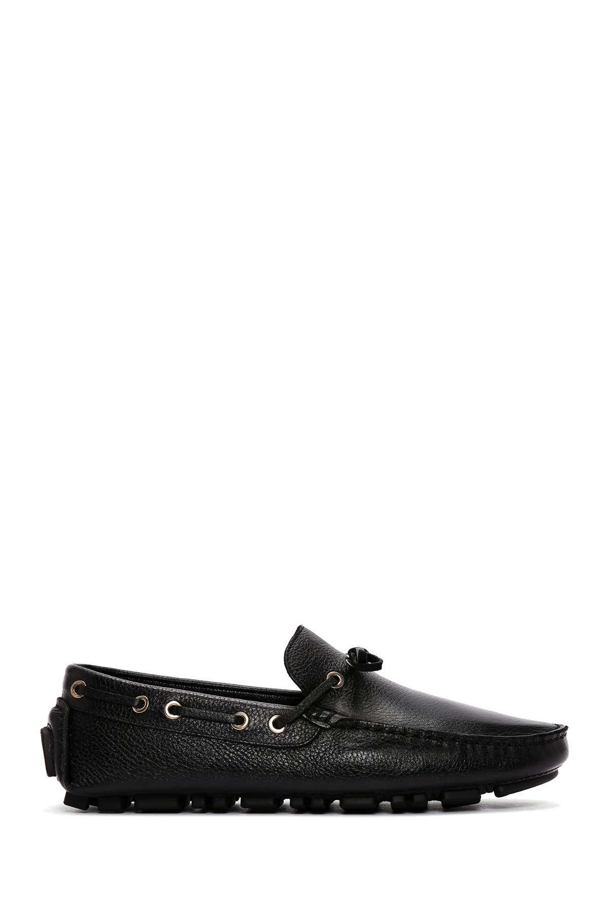 Erkek Siyah Deri Comfort Loafer