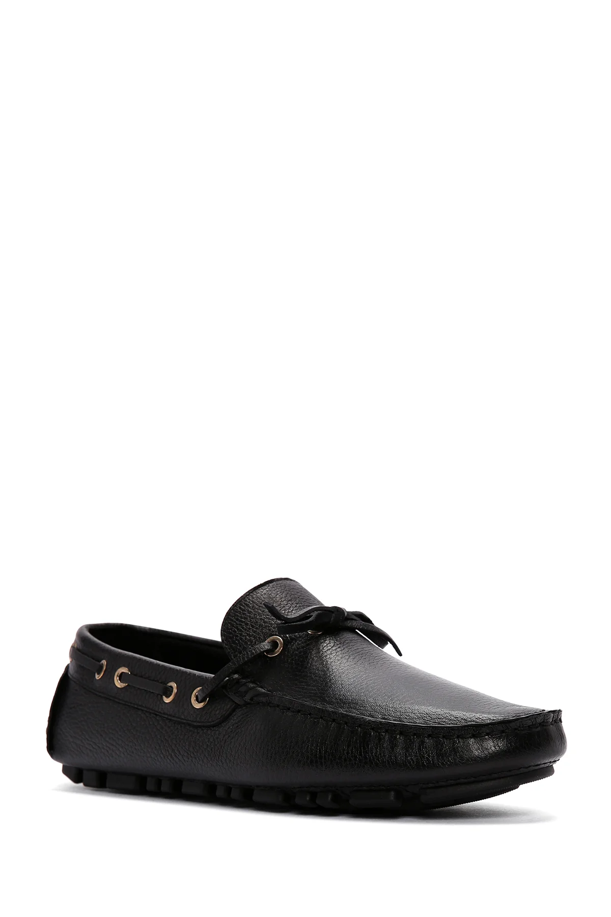 Erkek Siyah Deri Comfort Loafer - Image 6