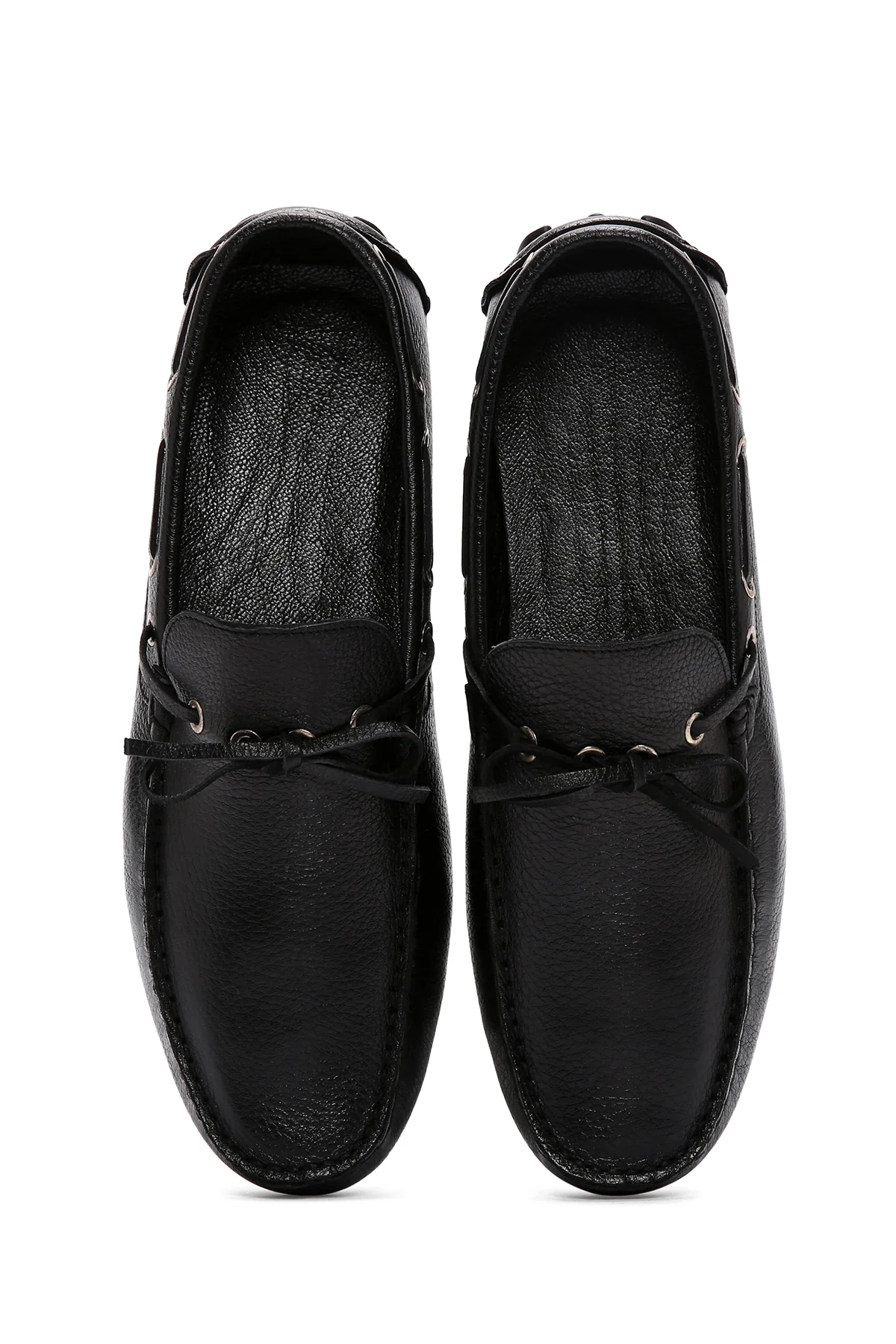 Erkek Siyah Deri Comfort Loafer - Image 7