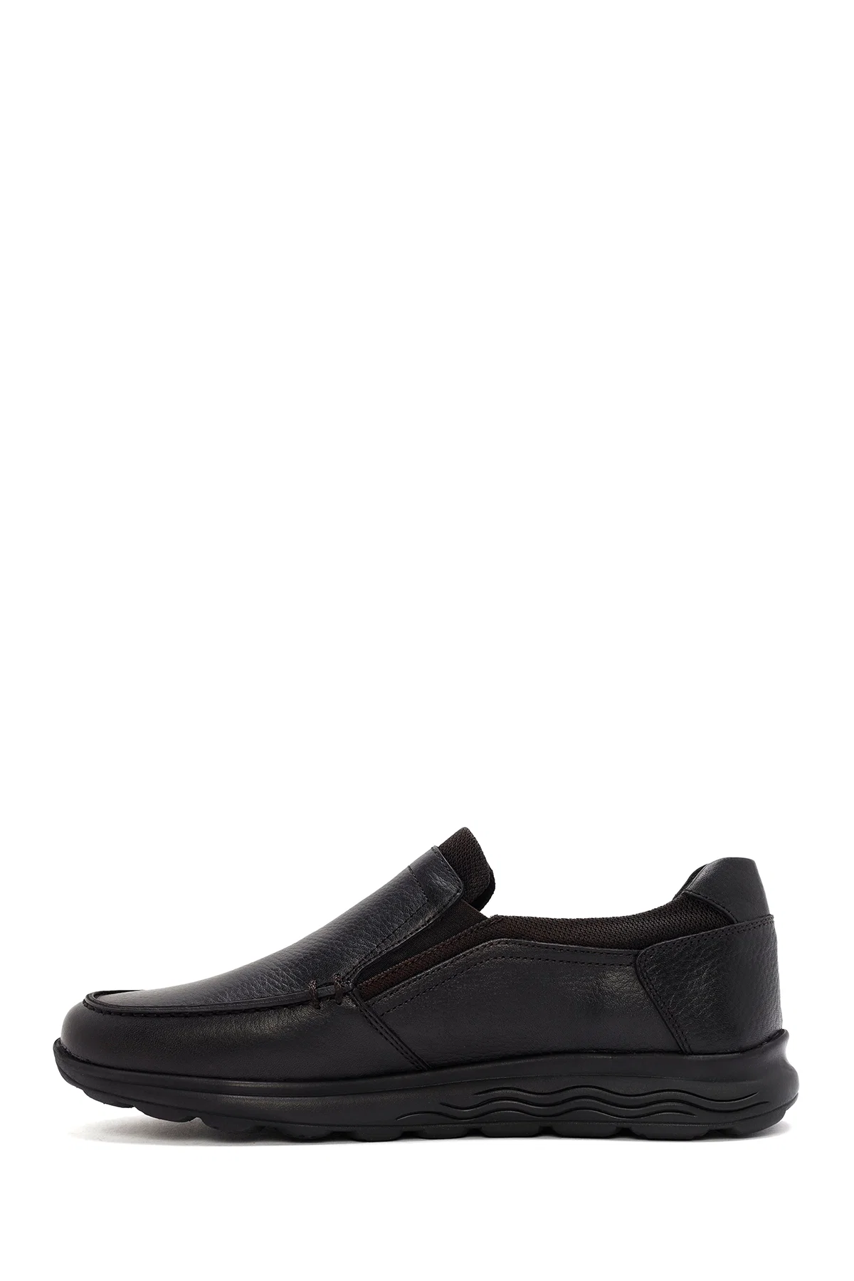 Erkek Siyah Deri Comfort Loafer - Image 2