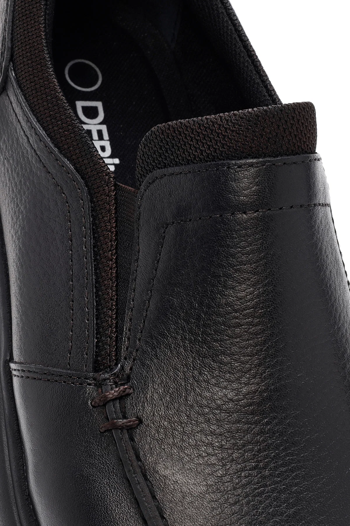 Erkek Siyah Deri Comfort Loafer - Image 9